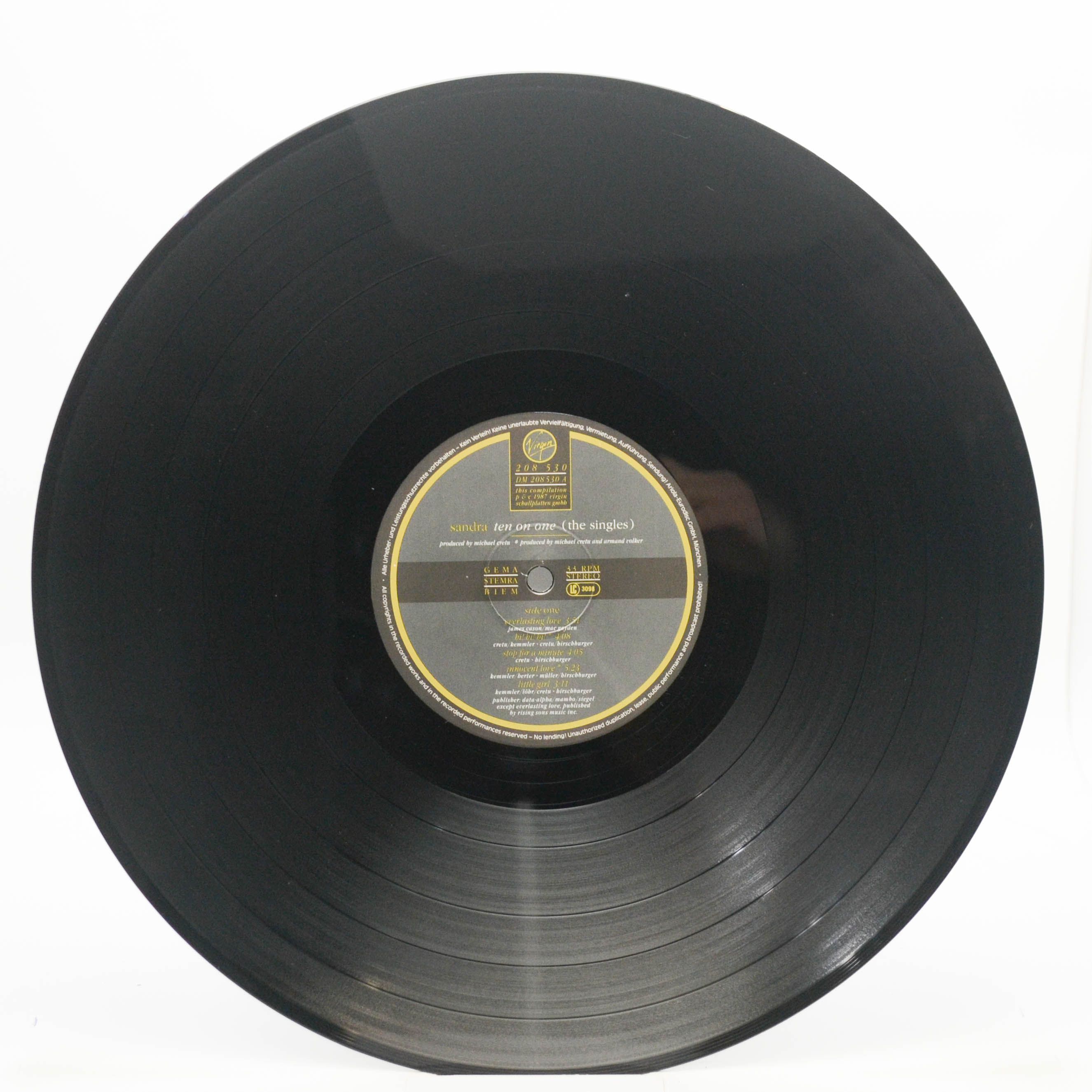 Sandra — Ten On One (The Singles), 1987