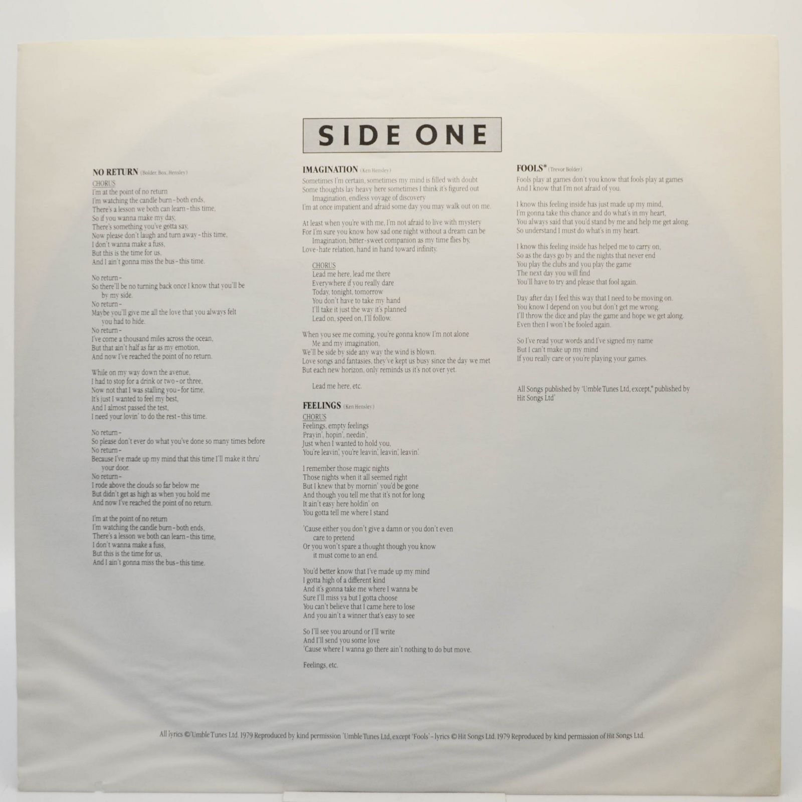 Uriah Heep — Conquest, 1980