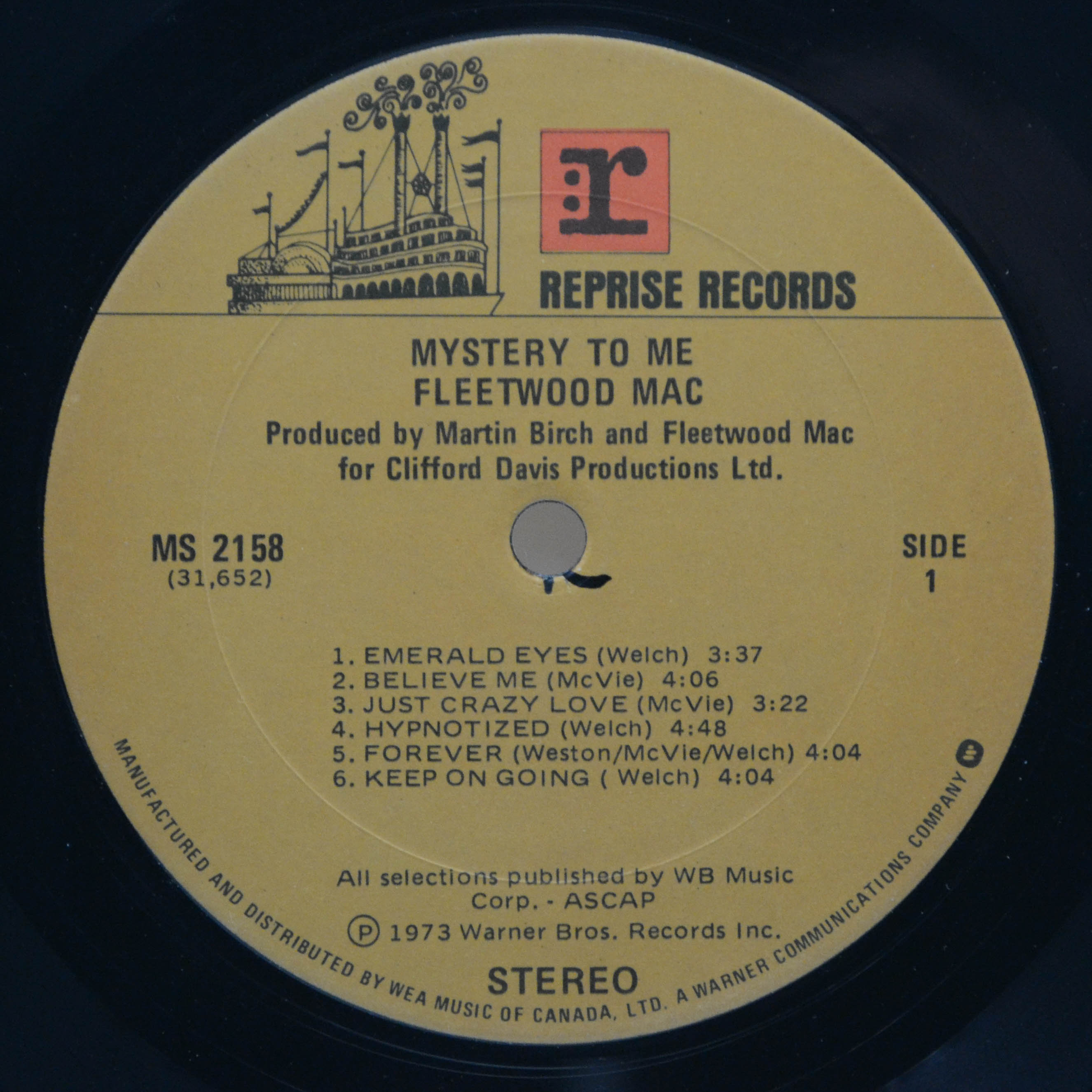 Fleetwood Mac — Mystery To Me, 1973