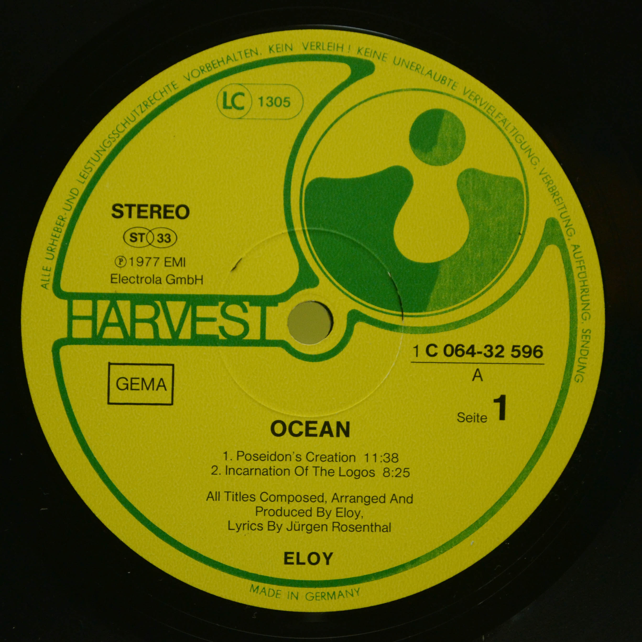 Eloy — Ocean (1-st, Germany), 1984