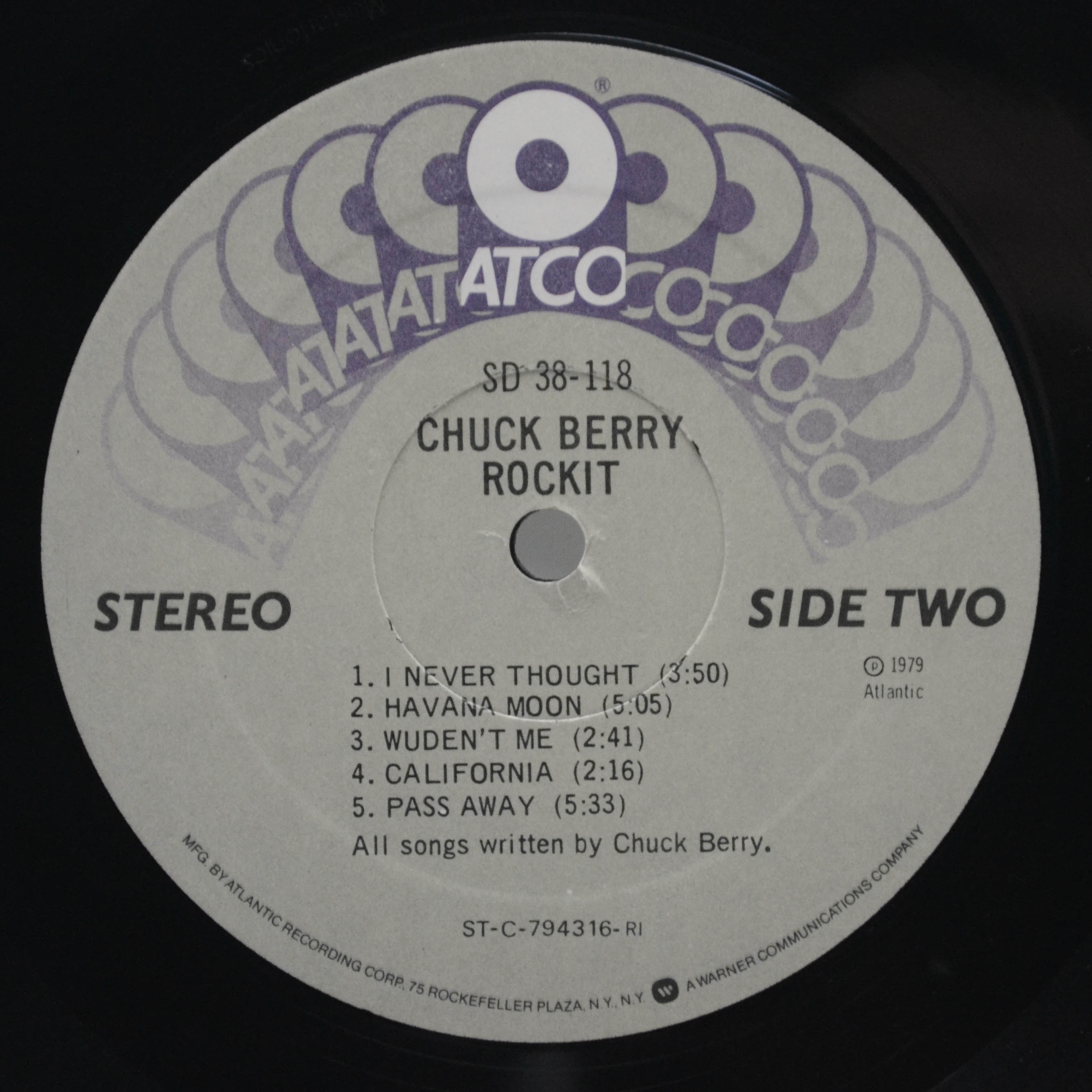 Chuck Berry — Rockit (1-st, USA), 1979