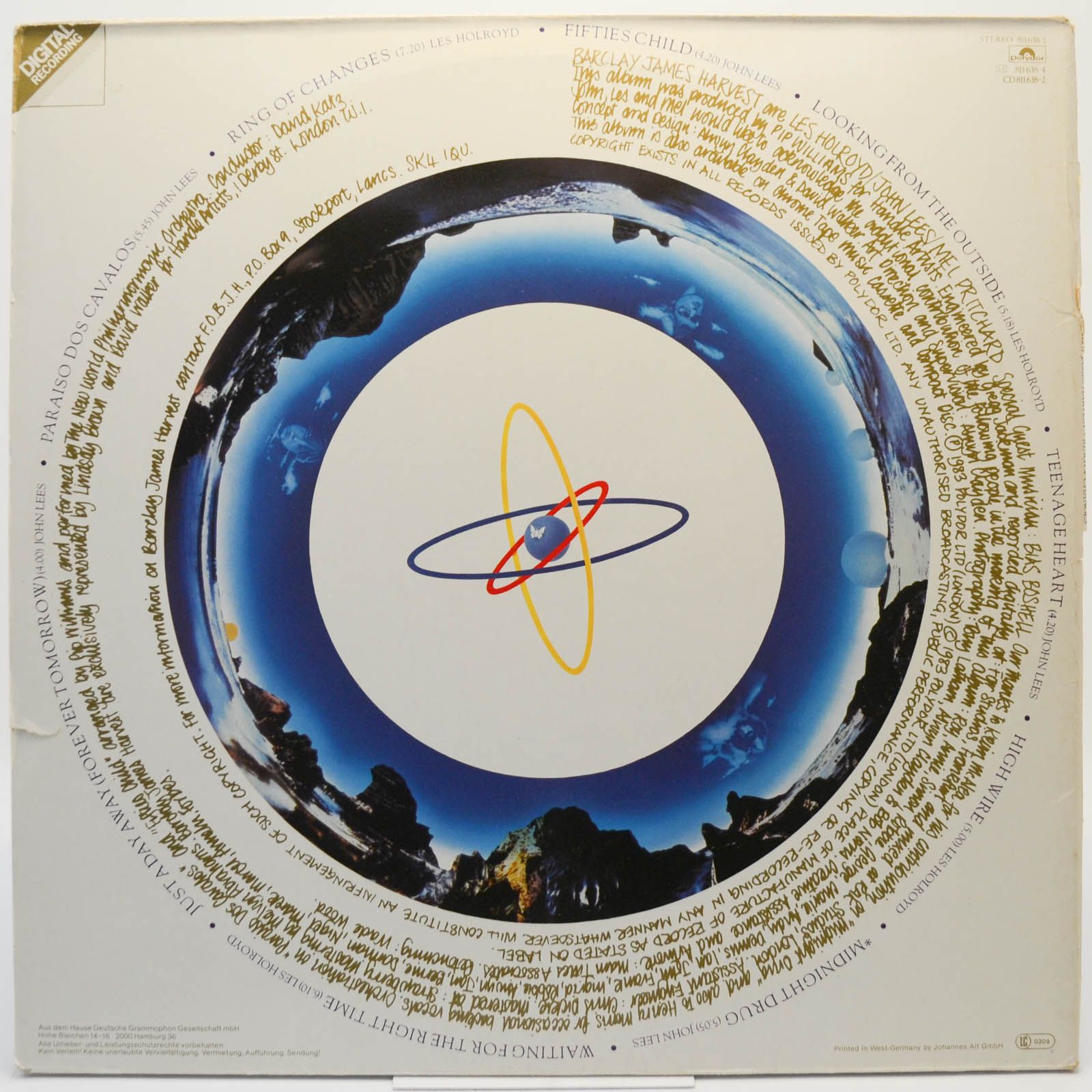 Виниловая пластинка Barclay James Harvest — Ring Of Changes, 1983