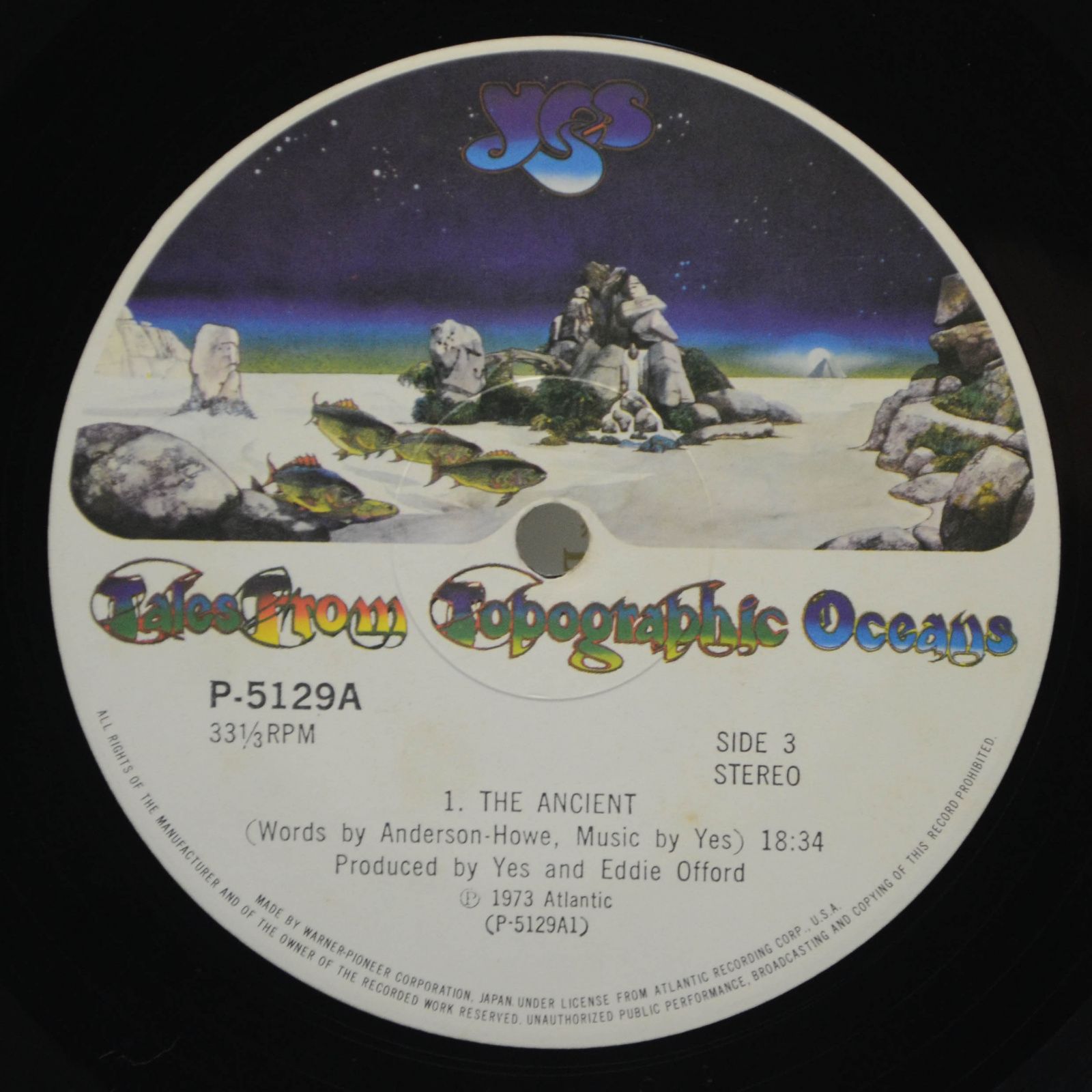 Виниловая пластинка Yes — Tales From Topographic Oceans (2LP), 1973