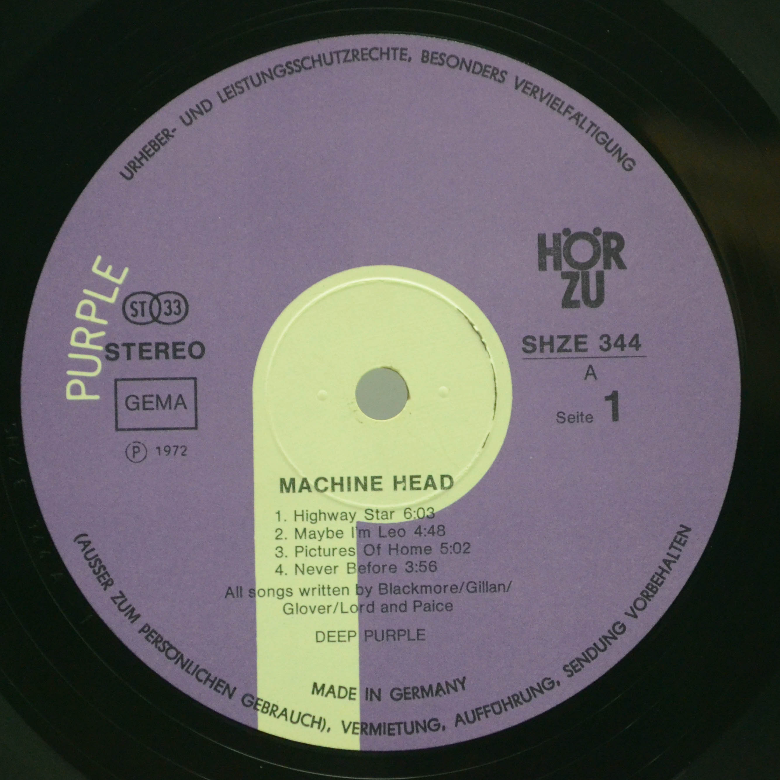 Deep Purple — Machine Head, 1972