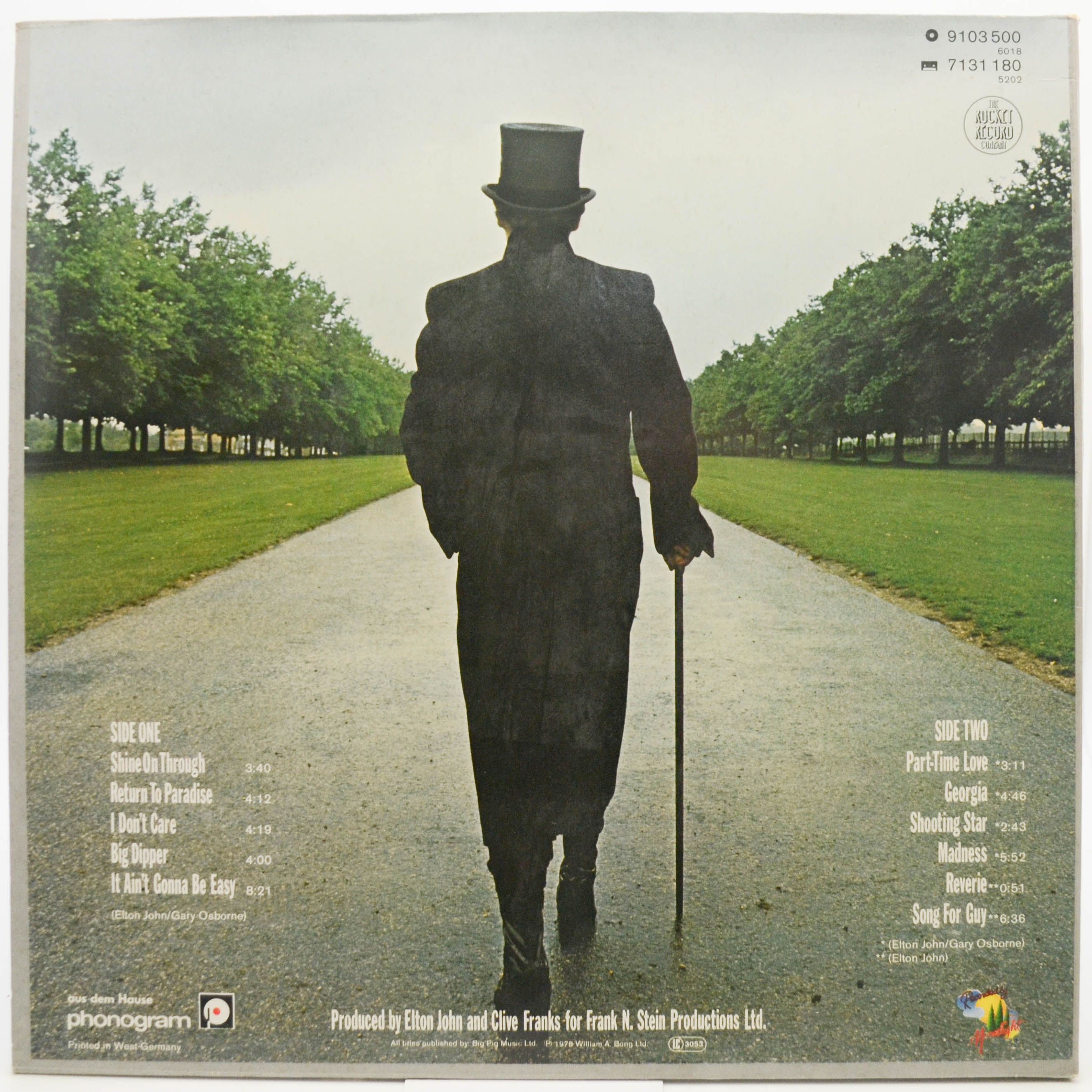 Elton John — A Single Man, 1978