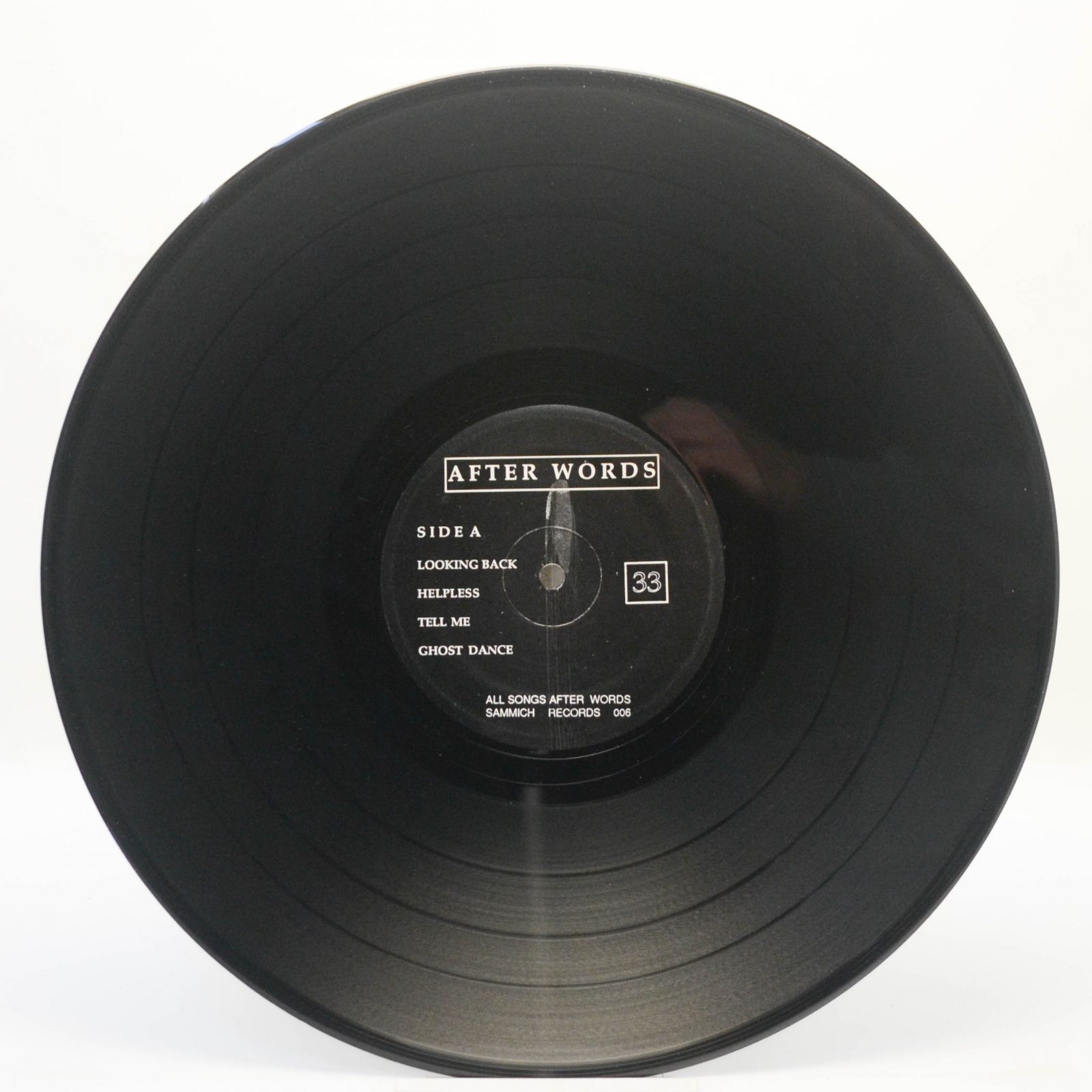 Виниловая пластинка After Words — After Words, 1989