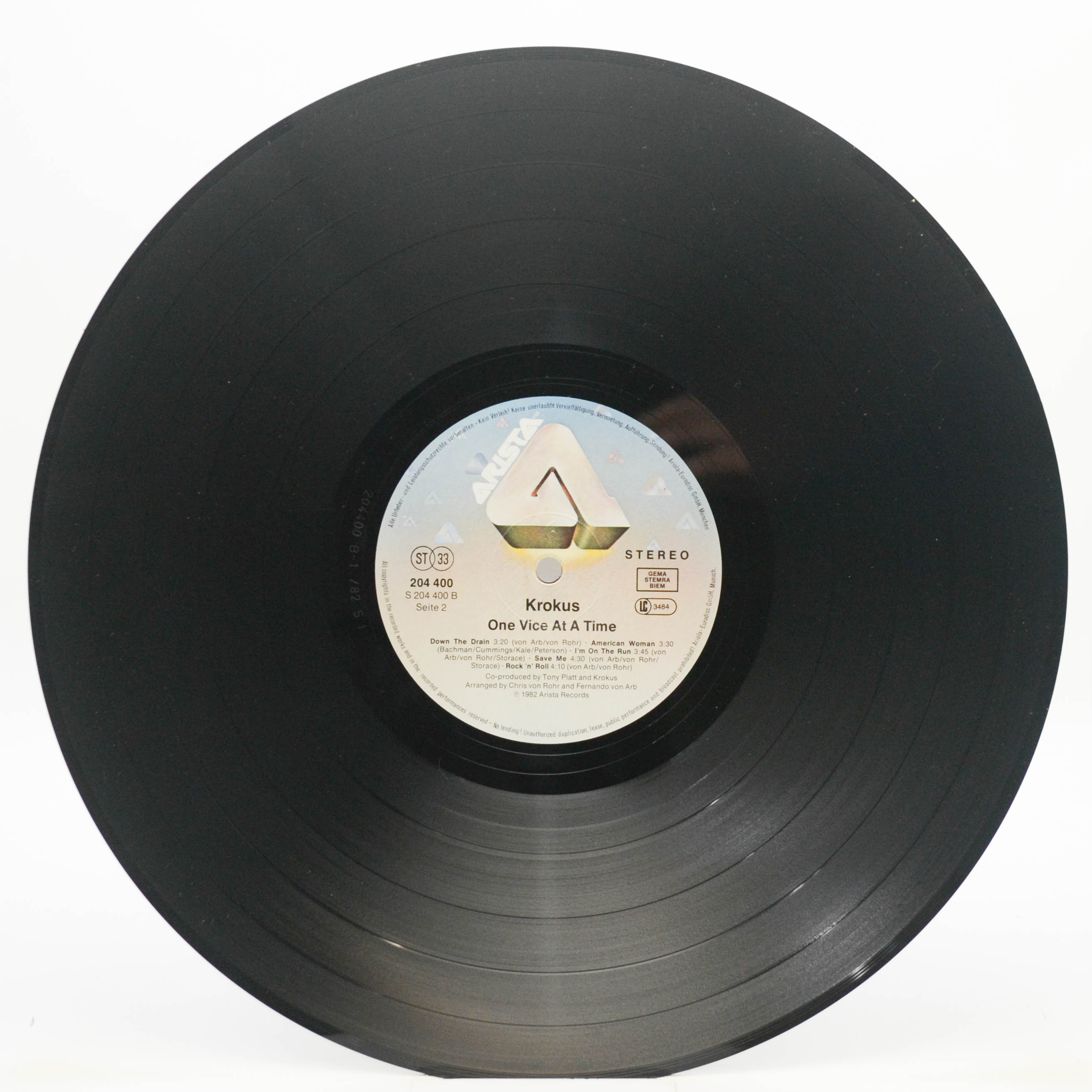 Krokus — One Vice At A Time, 1982