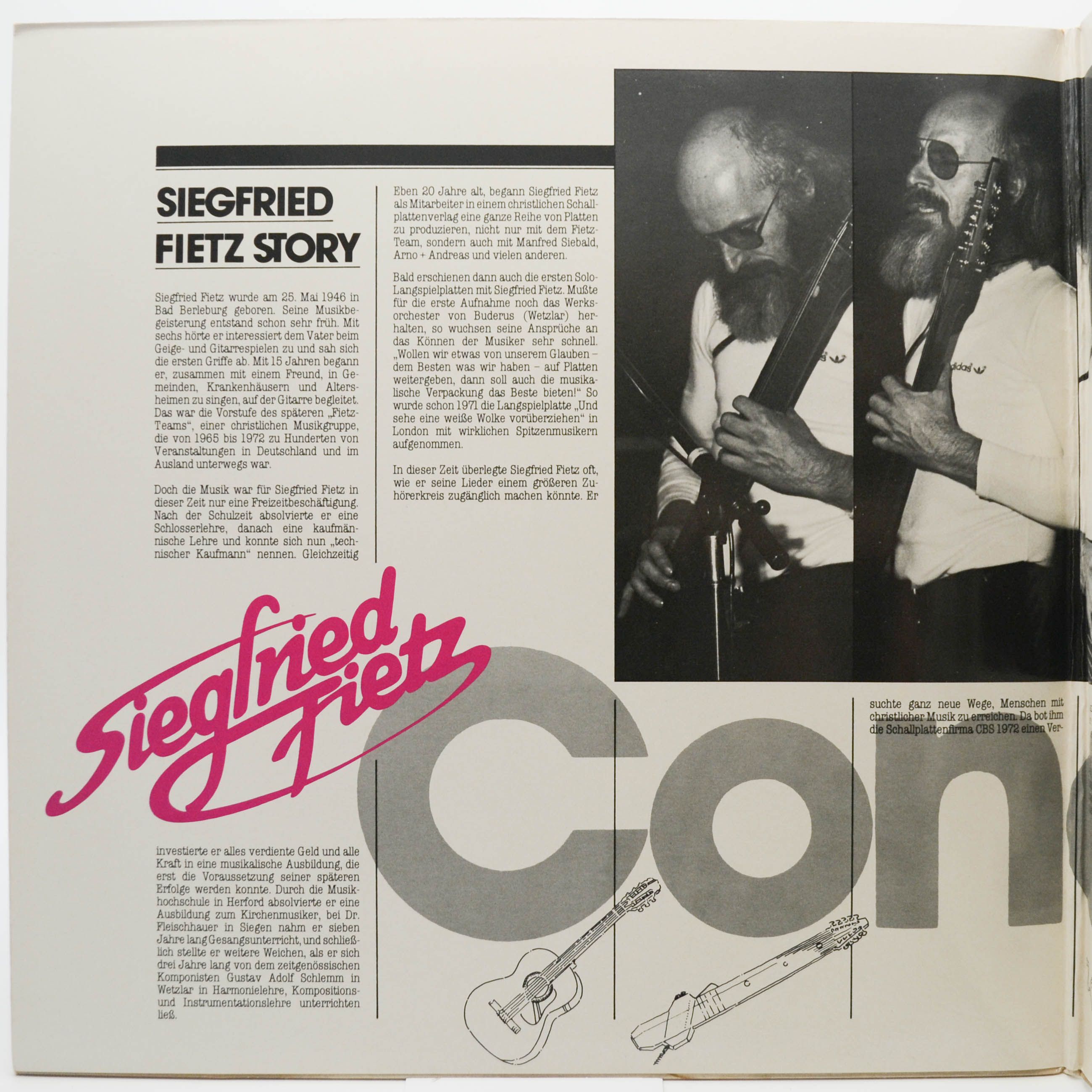 Виниловая пластинка Siegfried Fietz — In Concert (2LP), 1980