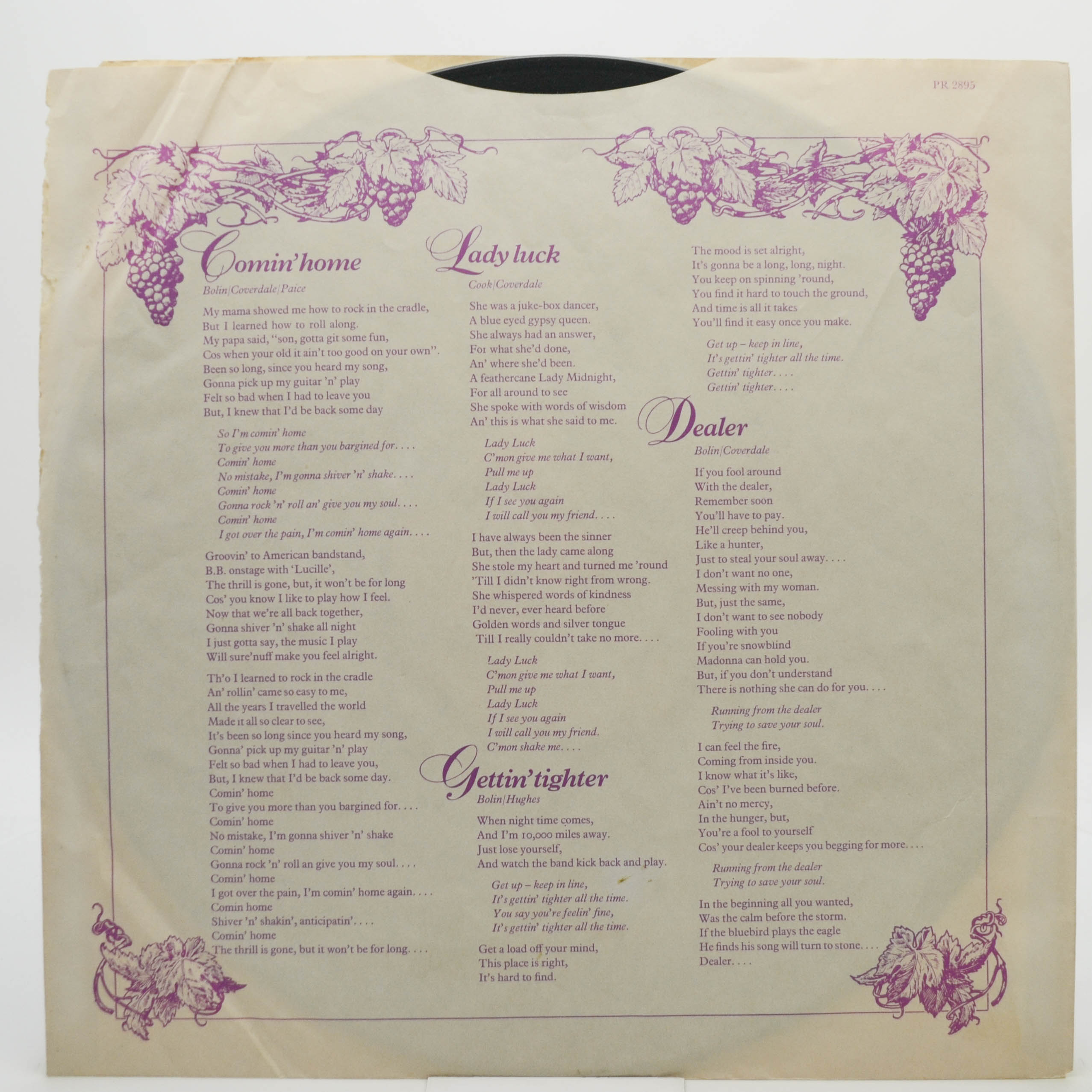 Deep Purple — Come Taste The Band (USA), 1975