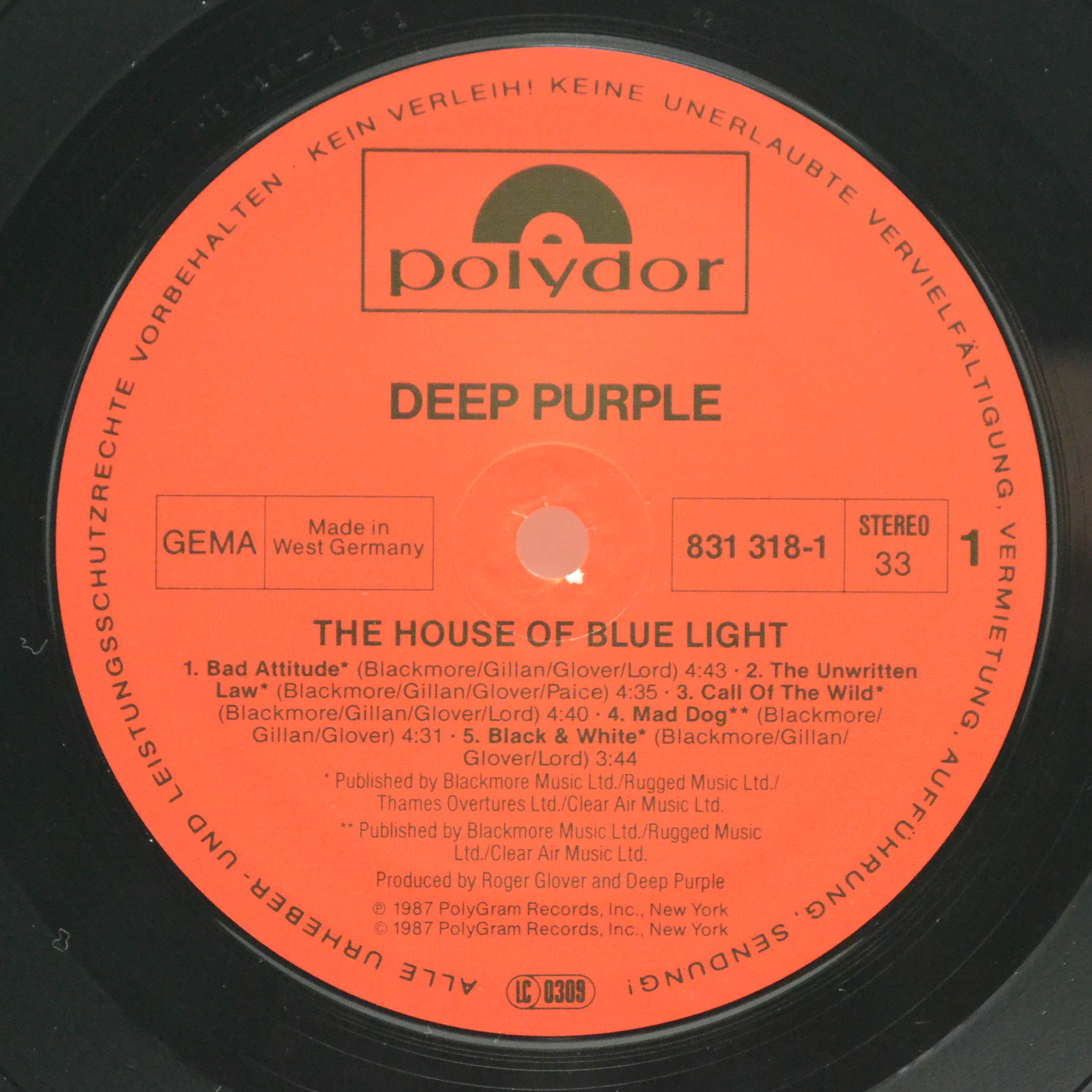 Deep Purple — The House Of Blue Light, 1987
