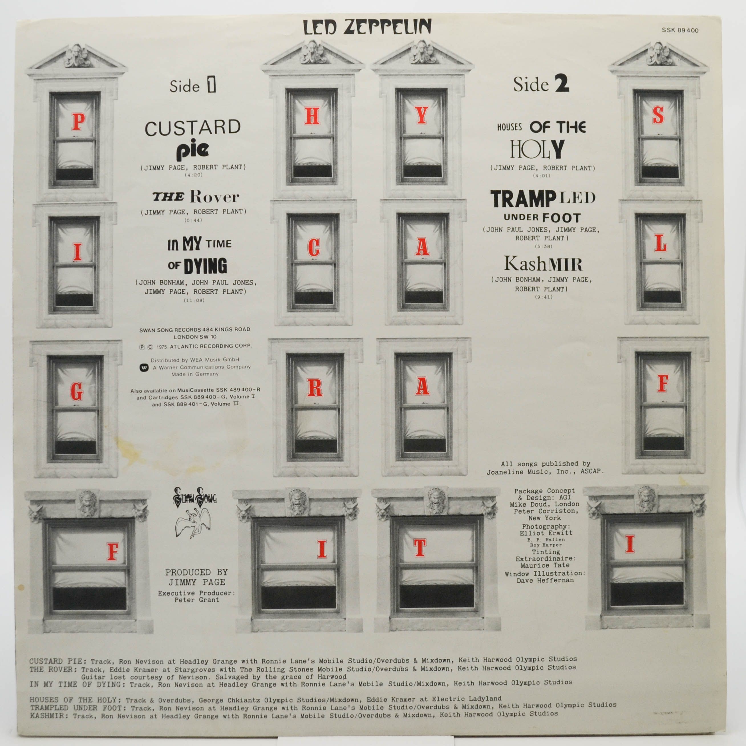 Led Zeppelin — Physical Graffiti (2LP), 1975