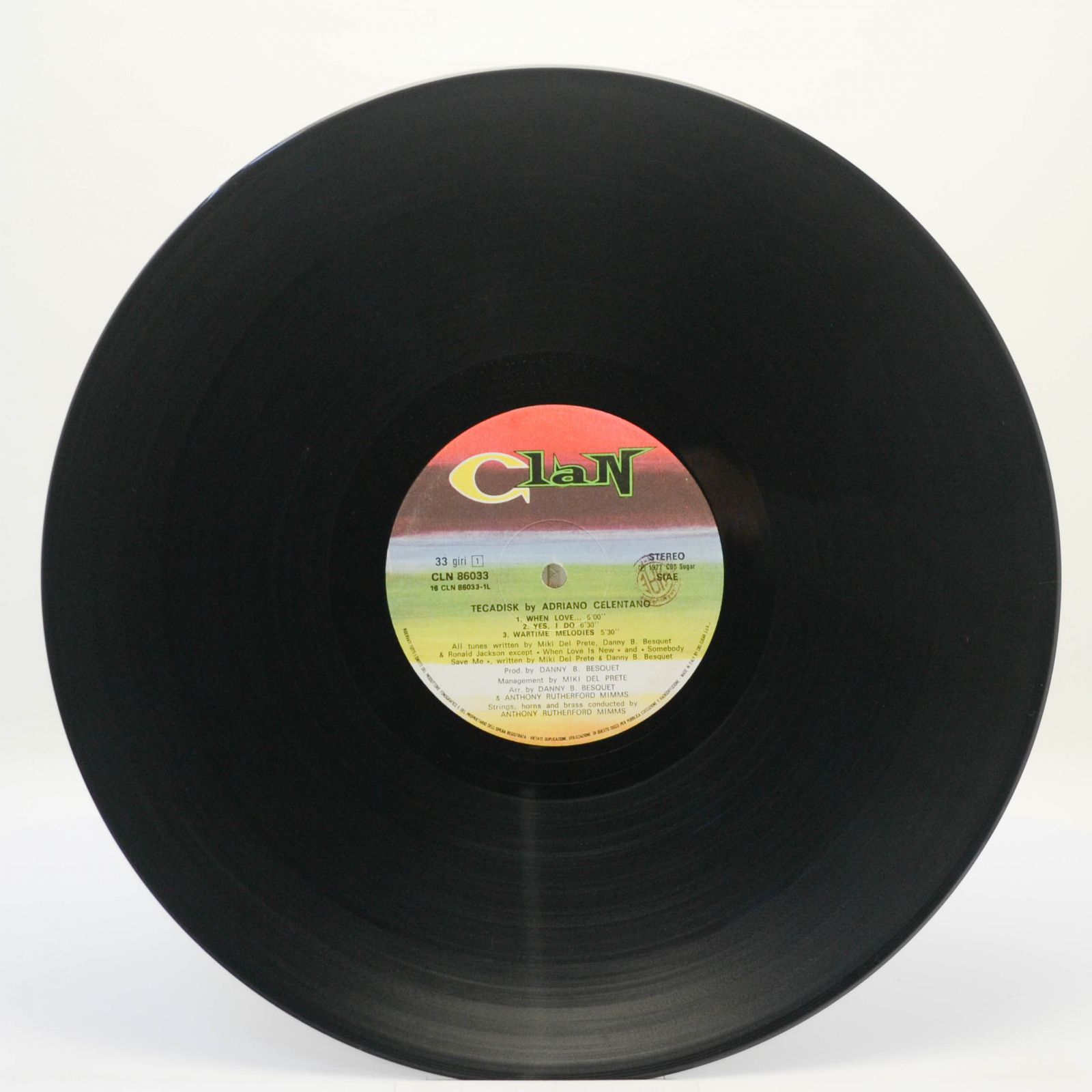 Adriano Celentano — Tecadisk, 1977
