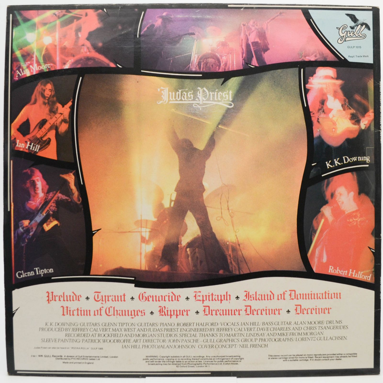 Виниловая пластинка Judas Priest — Sad Wings Of Destiny (UK), 1976
