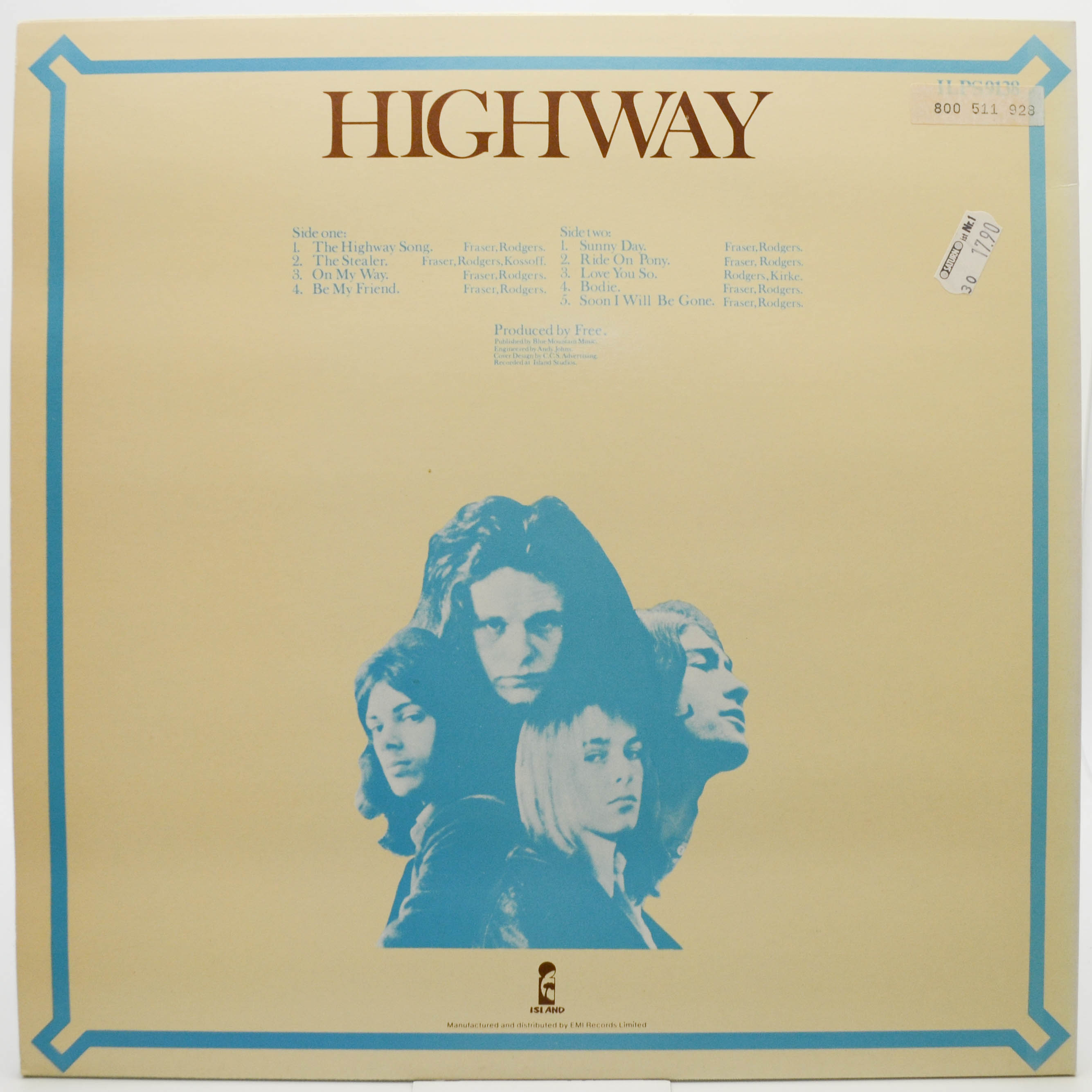Free — Highway (UK), 1970