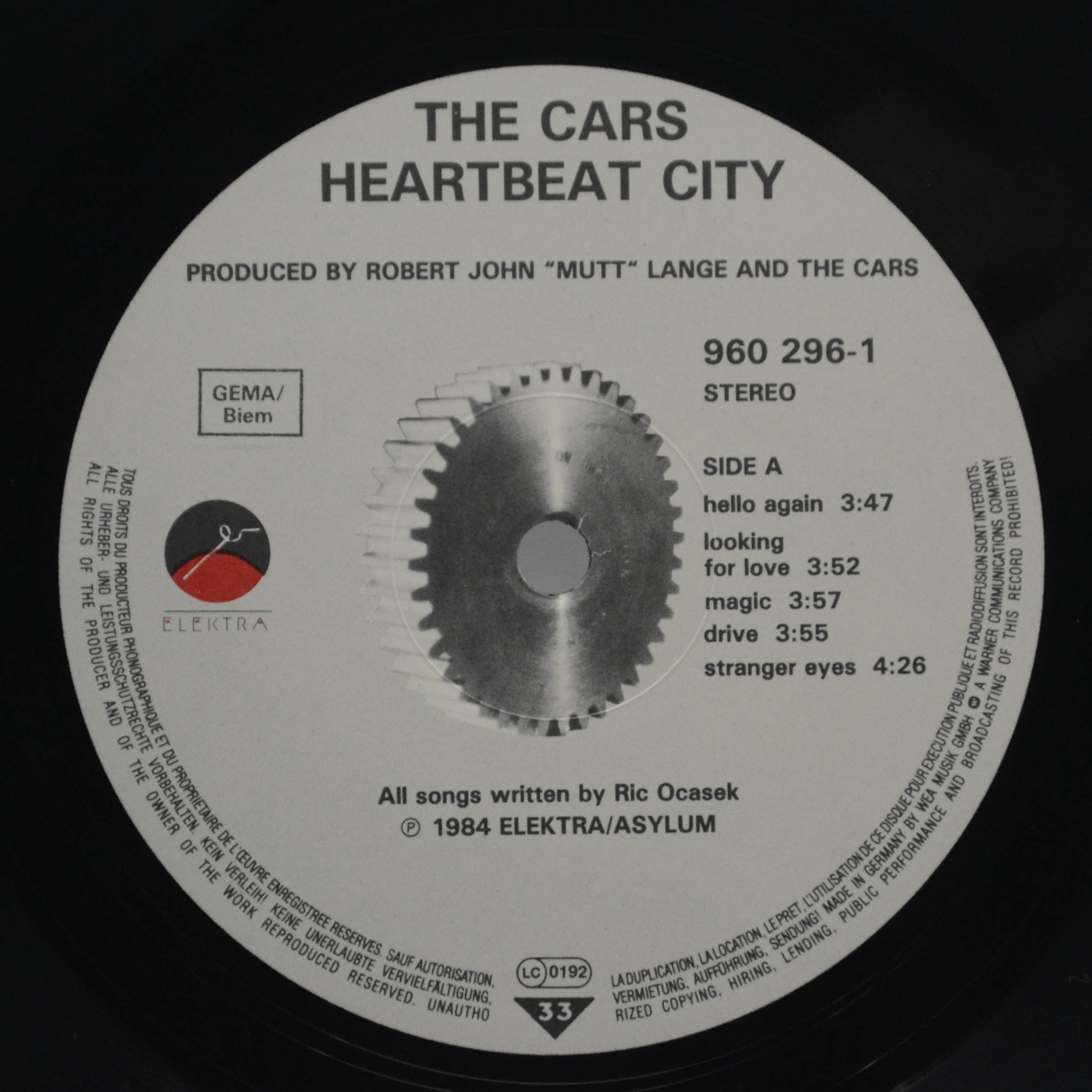 Cars — Heartbeat City, 1984