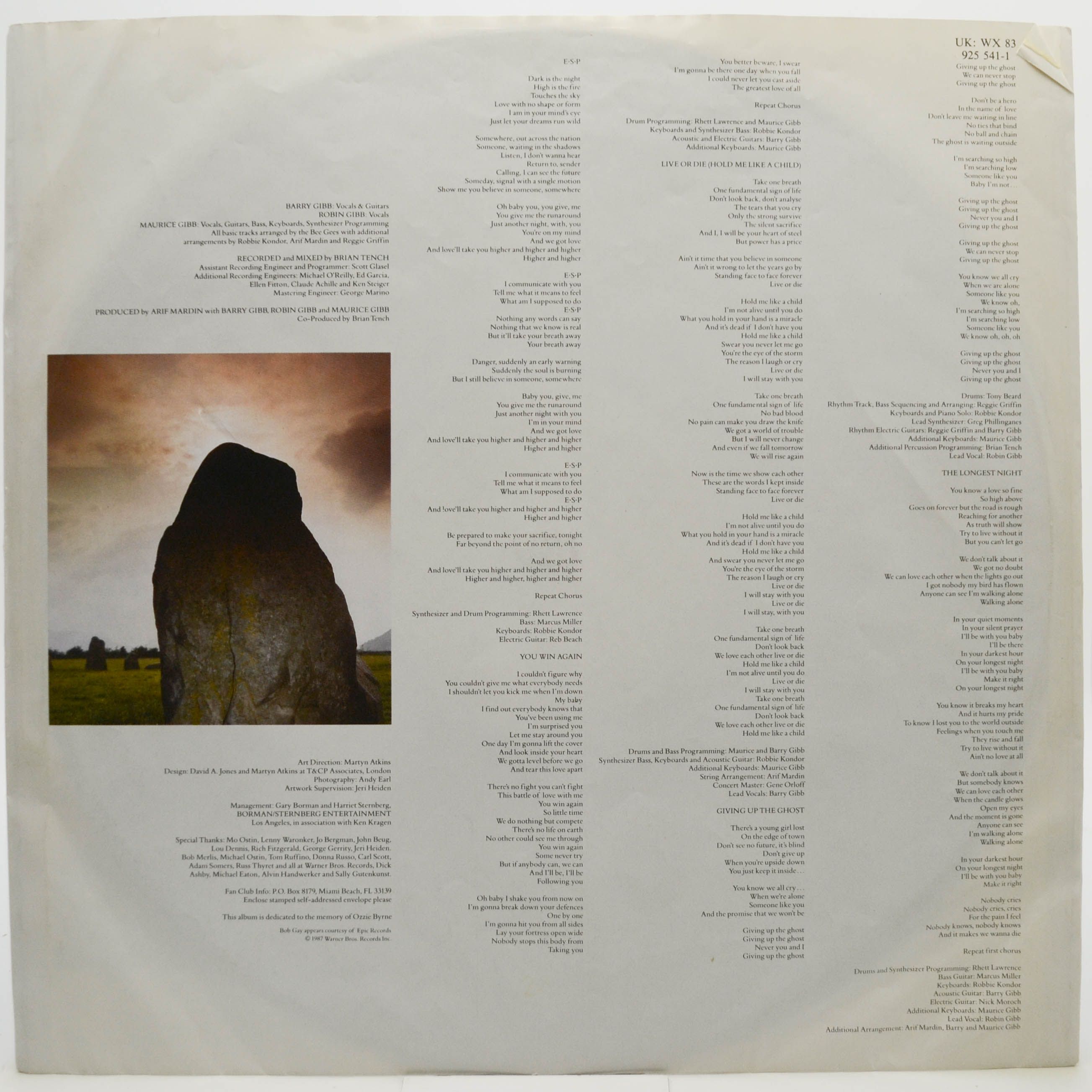 Bee Gees — E∙S∙P, 1987