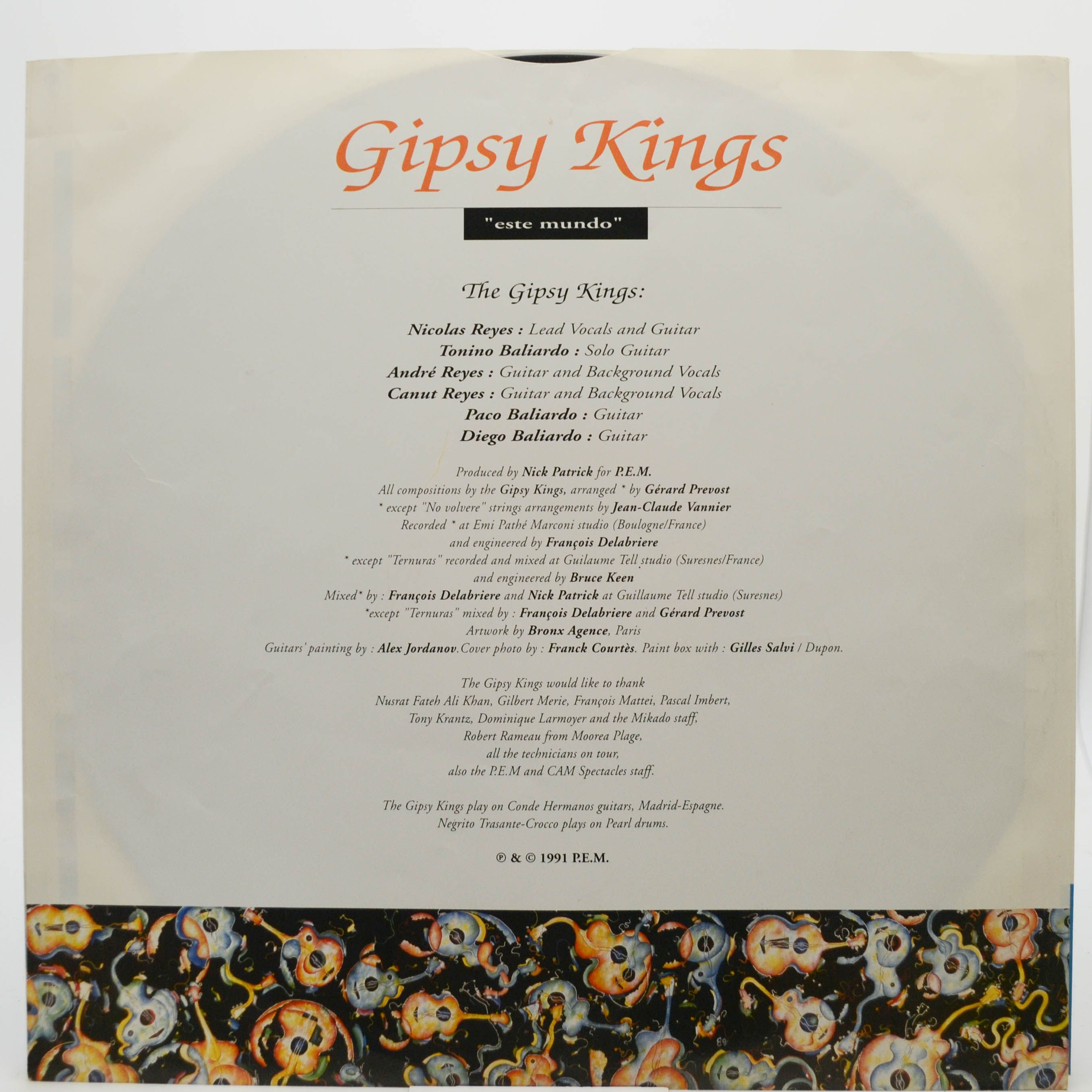 Виниловая пластинка Gipsy Kings — Este Mundo, 1991