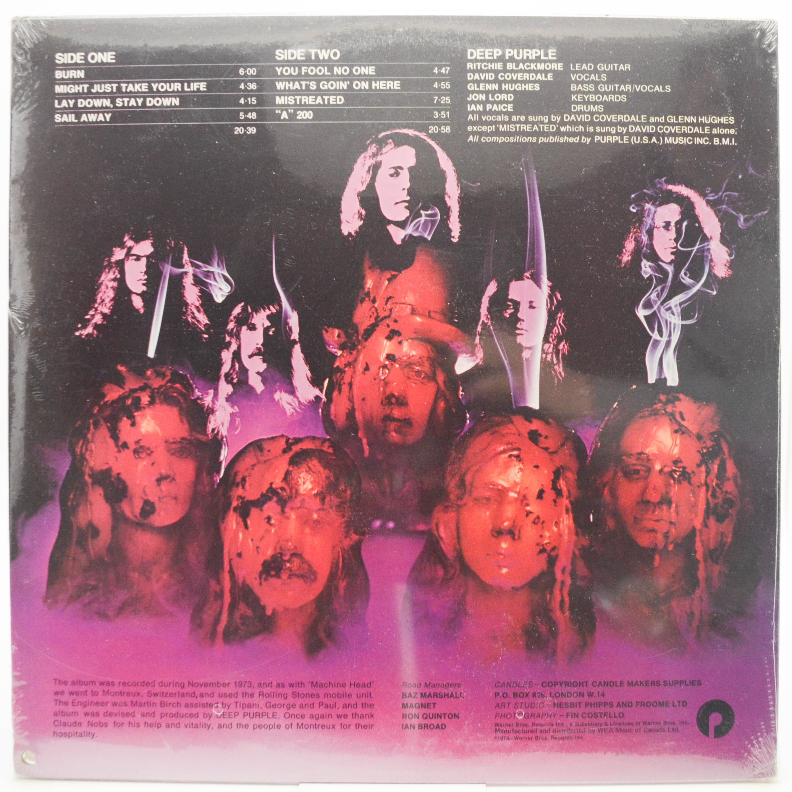 Deep Purple — Burn, 1974