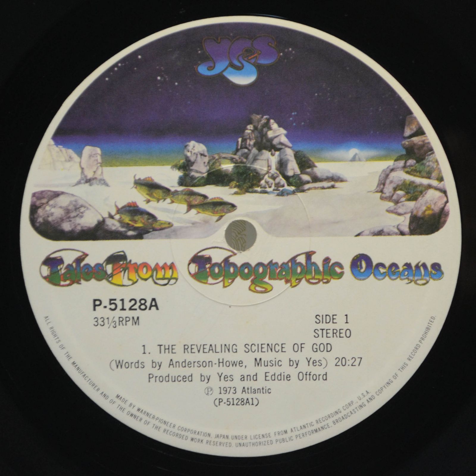 Виниловая пластинка Yes — Tales From Topographic Oceans (2LP), 1973