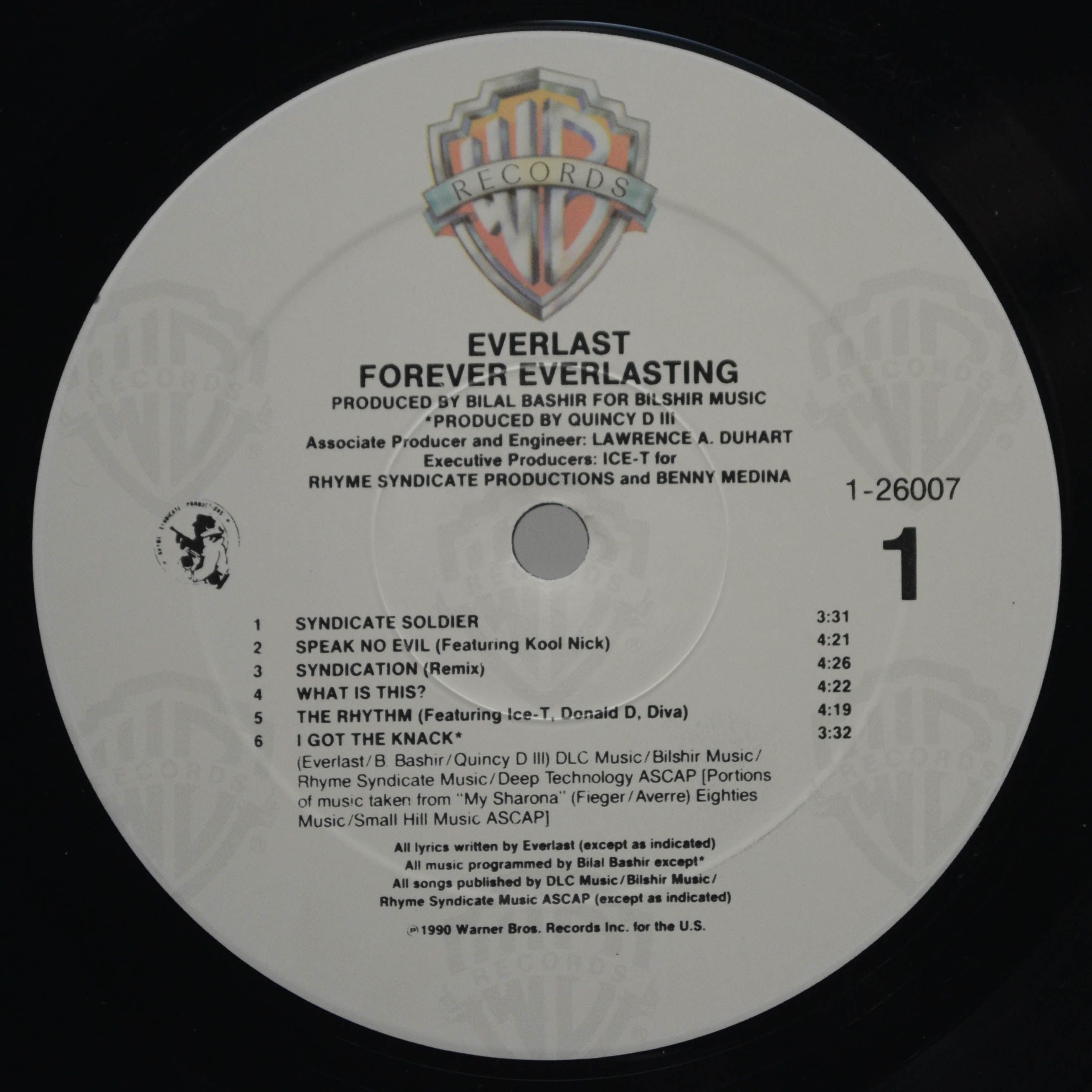 Виниловая пластинка Everlast — Forever Everlasting (1-st, USA), 1990