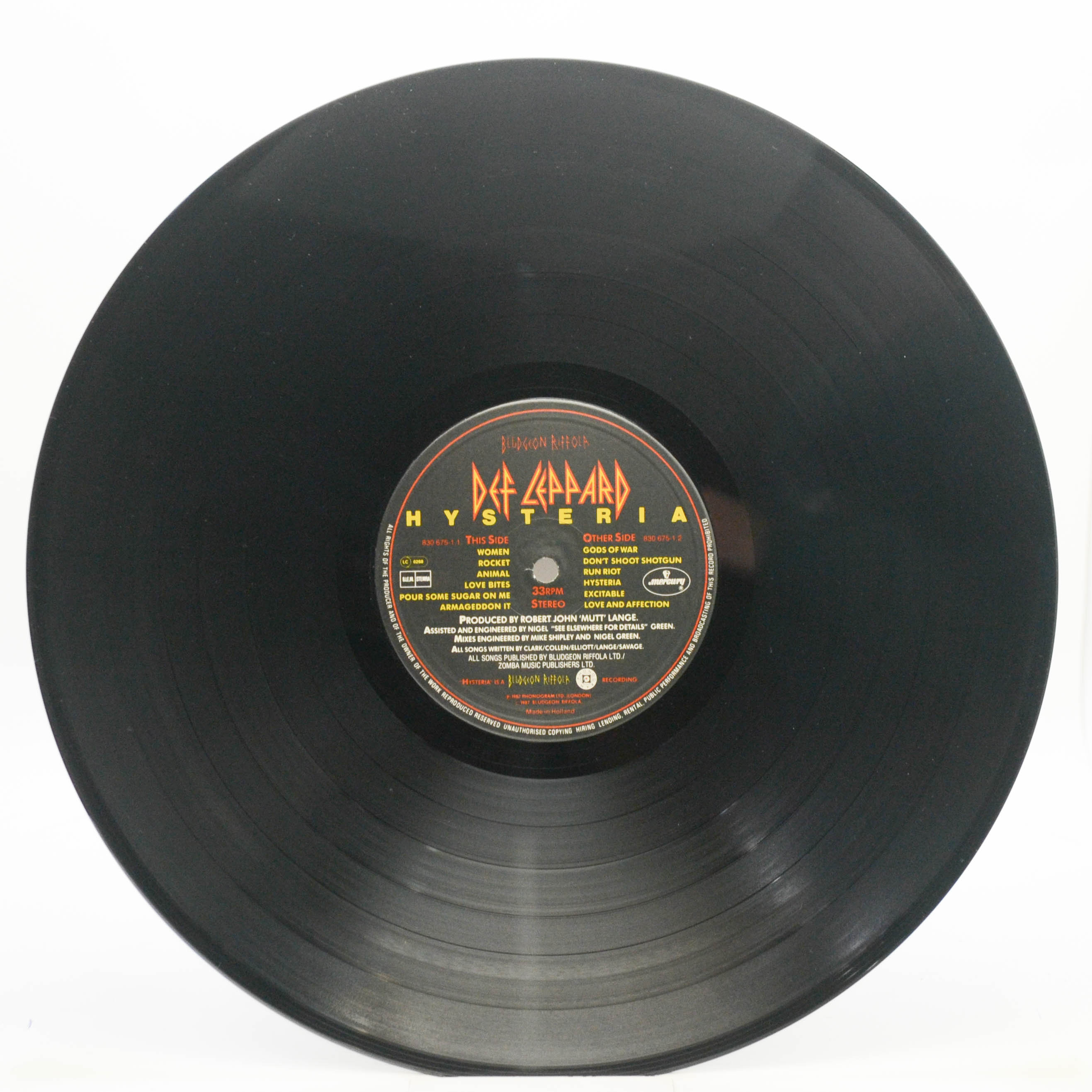 Def Leppard — Hysteria, 1987