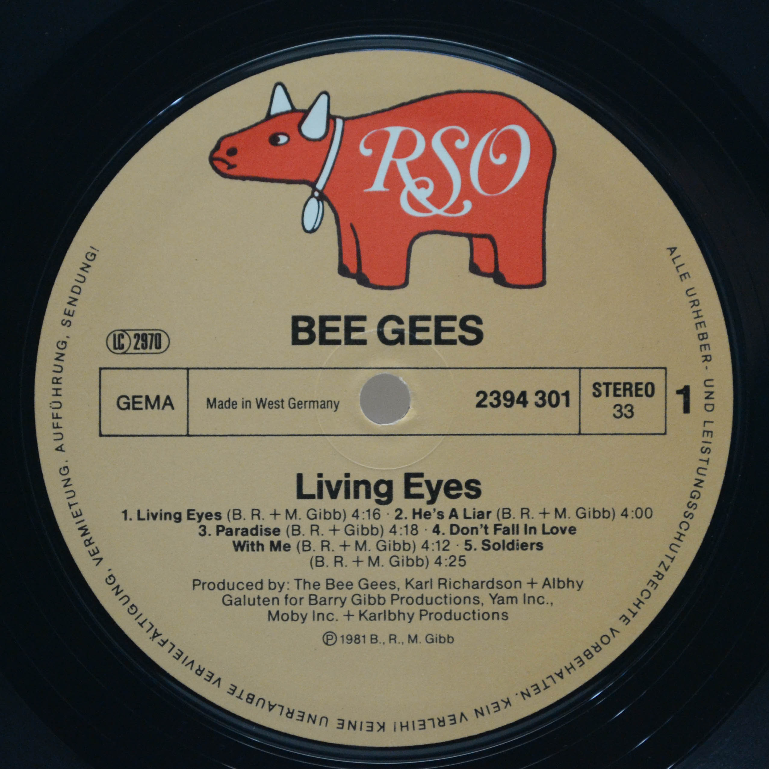 Bee Gees — Living Eyes, 1981