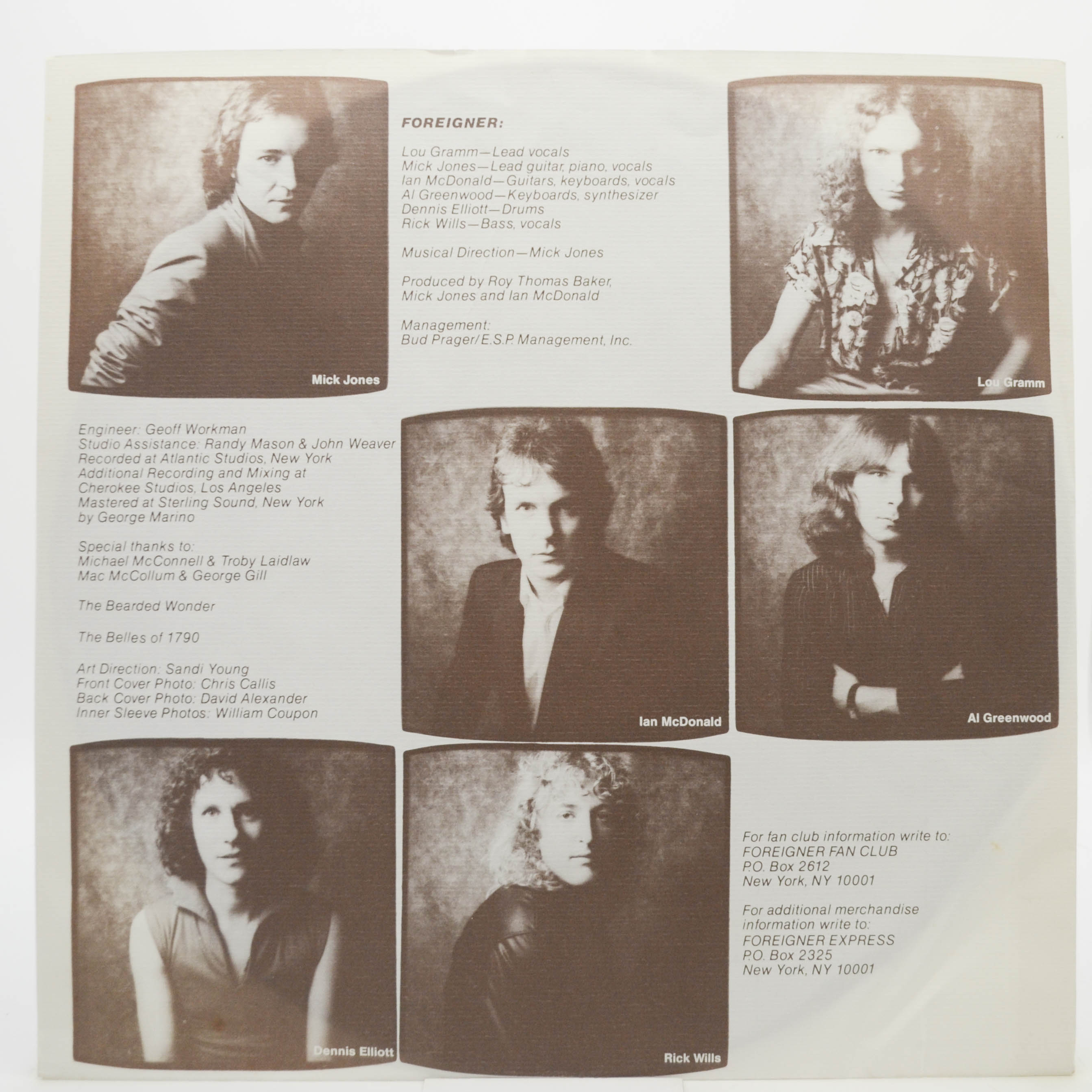 Виниловая пластинка Foreigner — Head Games, 1979