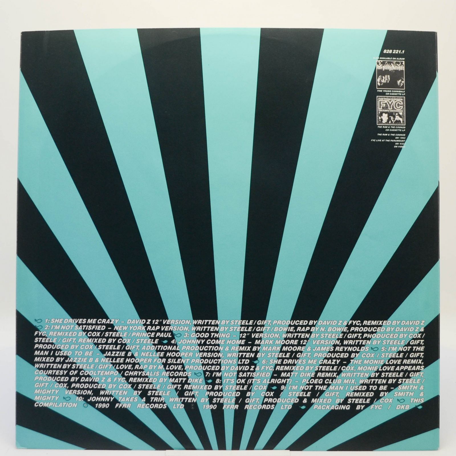 Виниловая пластинка FYC — The Raw & The Remix, 1990