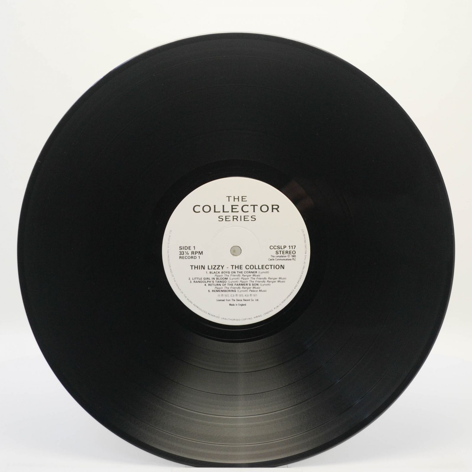 Виниловая пластинка Thin Lizzy — The Collection (2LP, UK), 1985