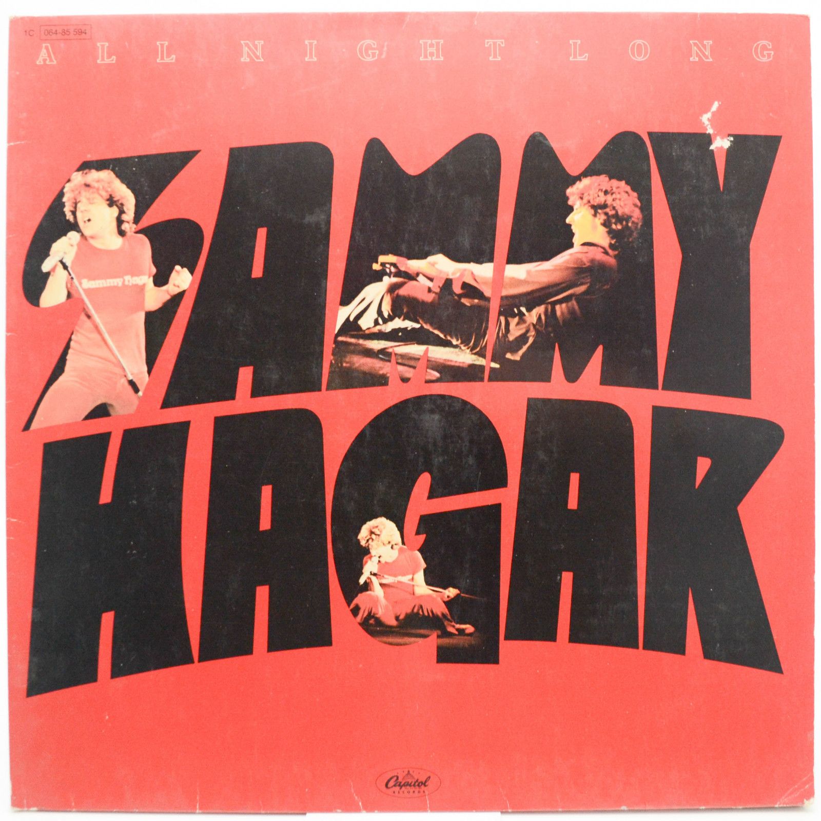 Виниловая пластинка Sammy Hagar — All Night Long, 1978