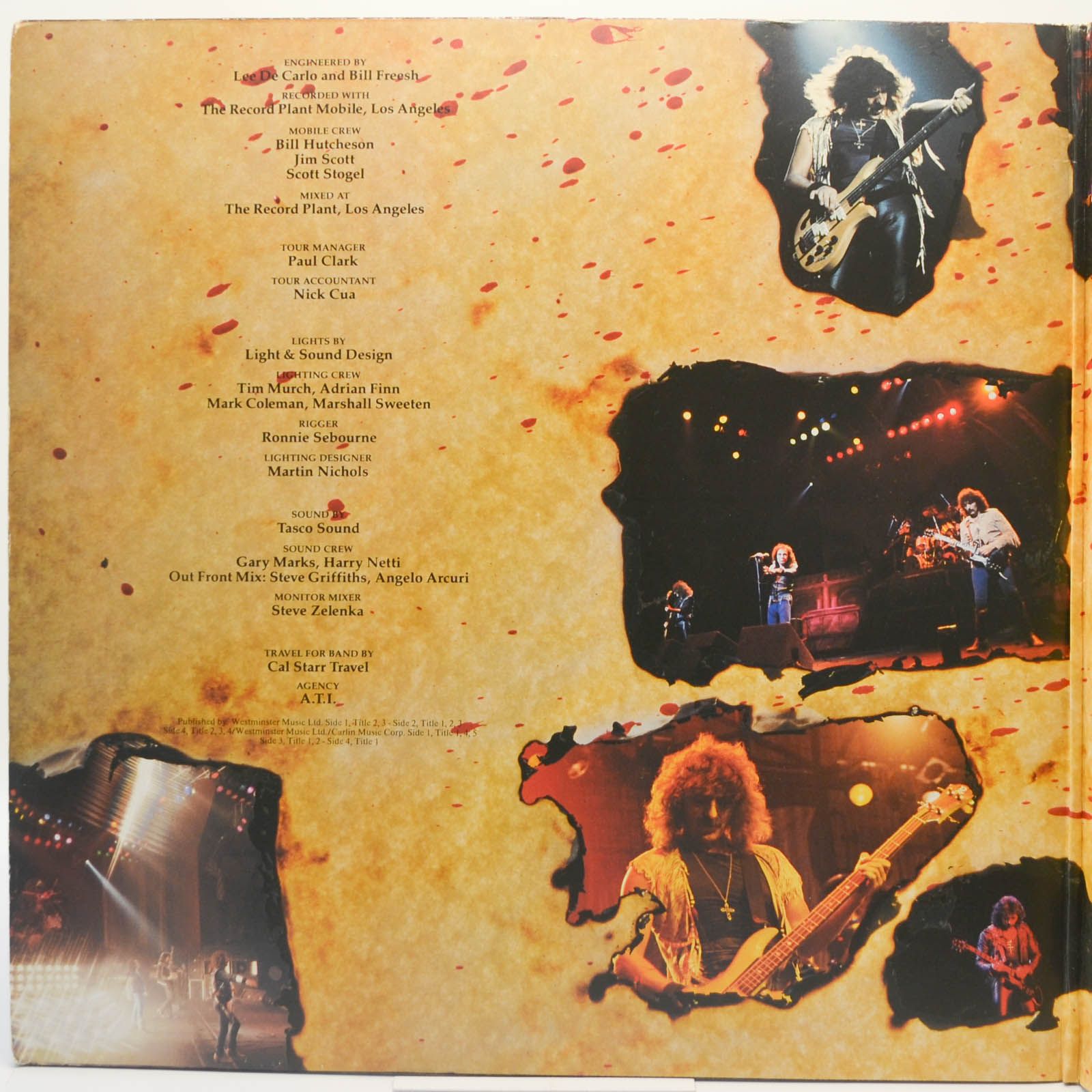 Black Sabbath — Live Evil (2LP), 1983
