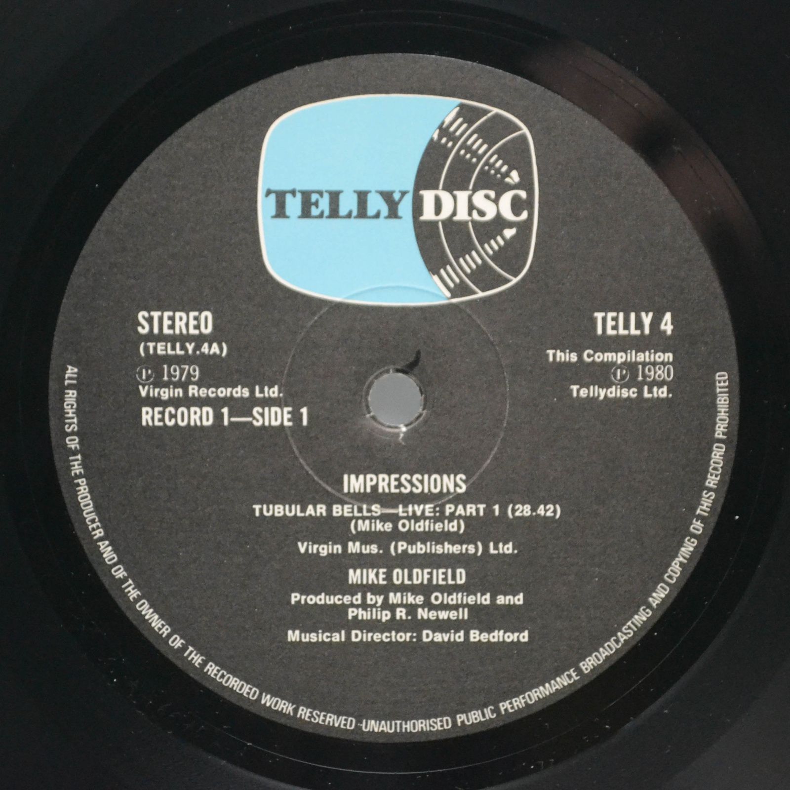 Mike Oldfield — Impressions (2LP, UK), 1980