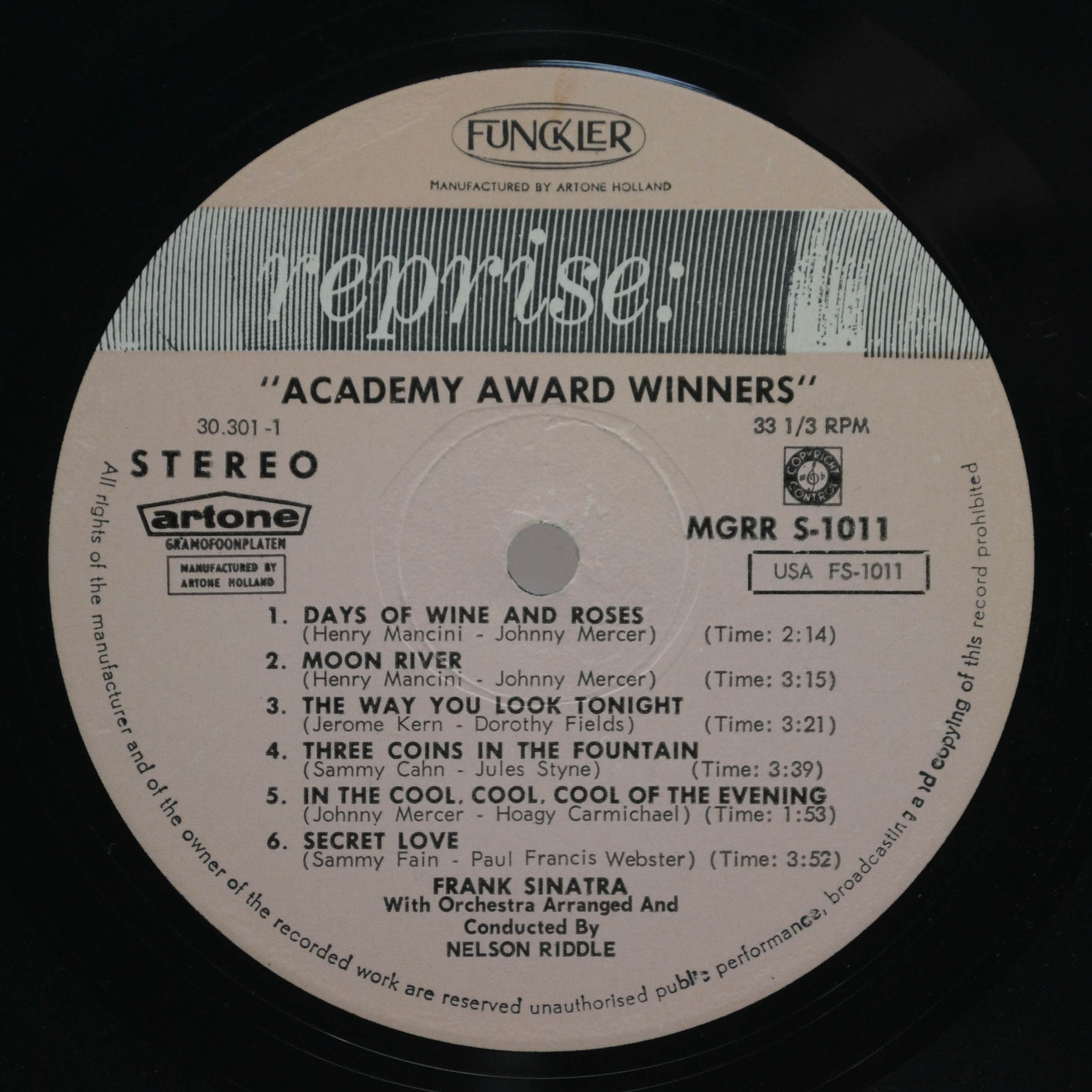 Frank Sinatra — Academy Award Winners, 1964