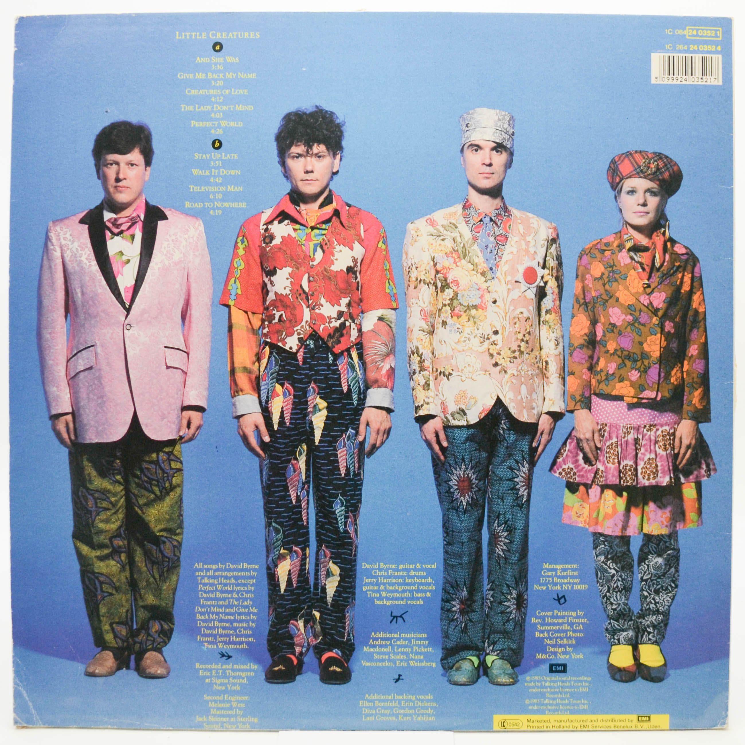 Виниловая пластинка Talking Heads — Little Creatures, 1985