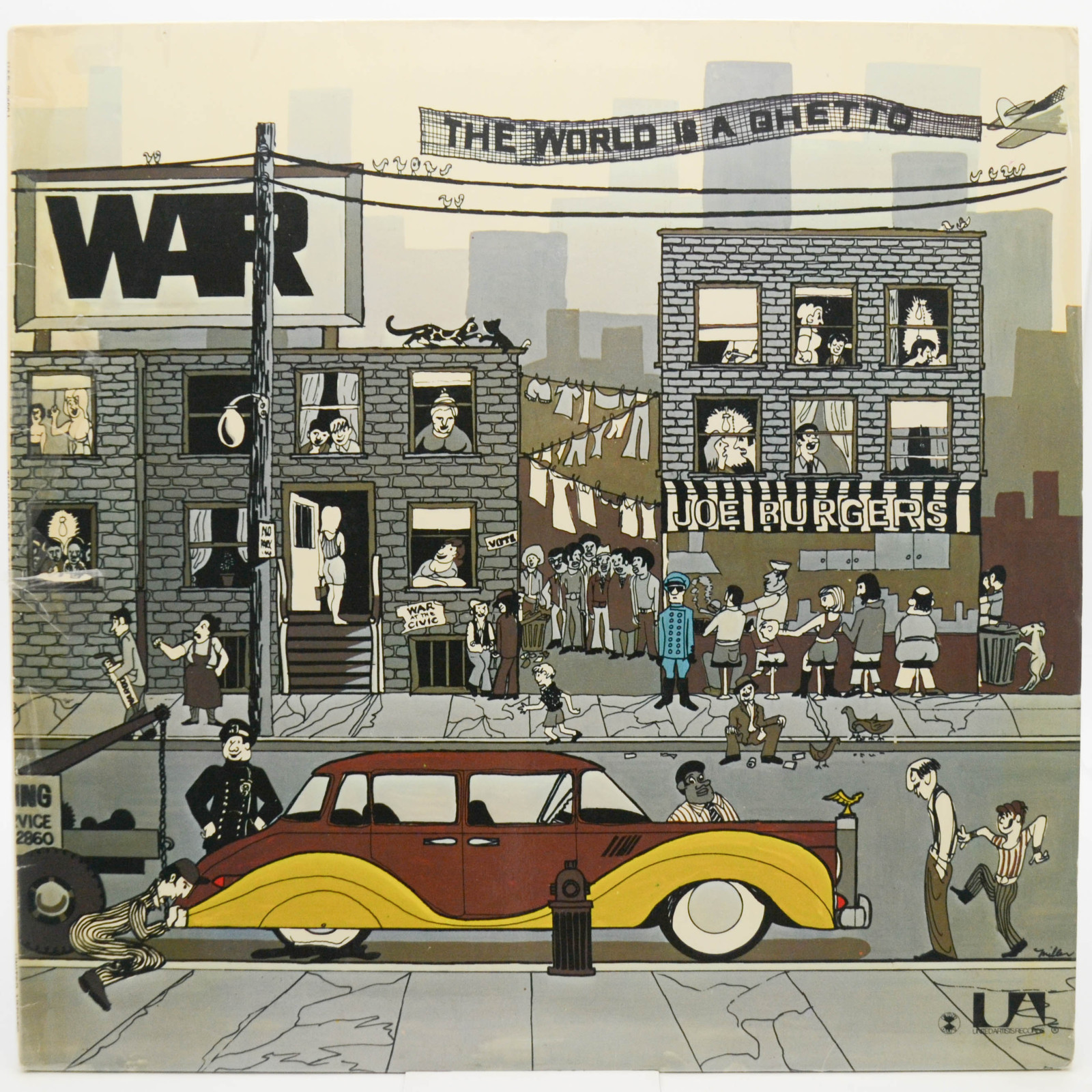 Виниловая пластинка War — The World Is A Ghetto, 1972