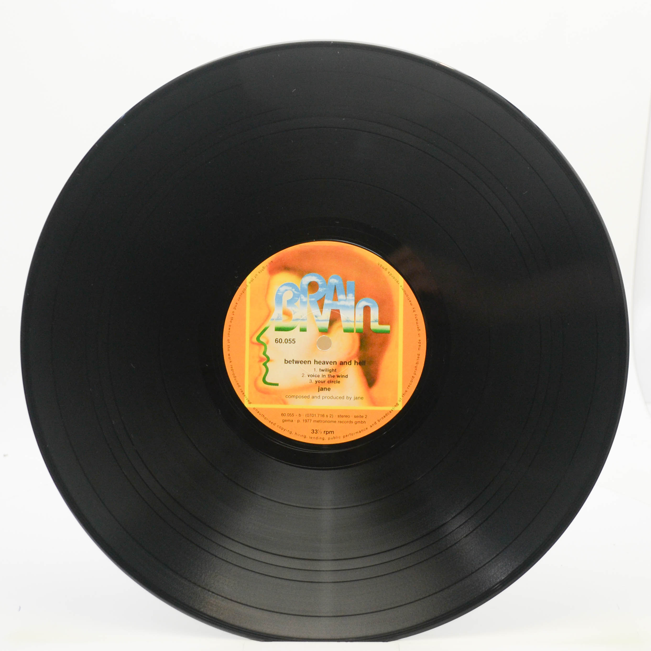 Виниловая пластинка Jane — Between Heaven And Hell (1-st, Germany), 1977