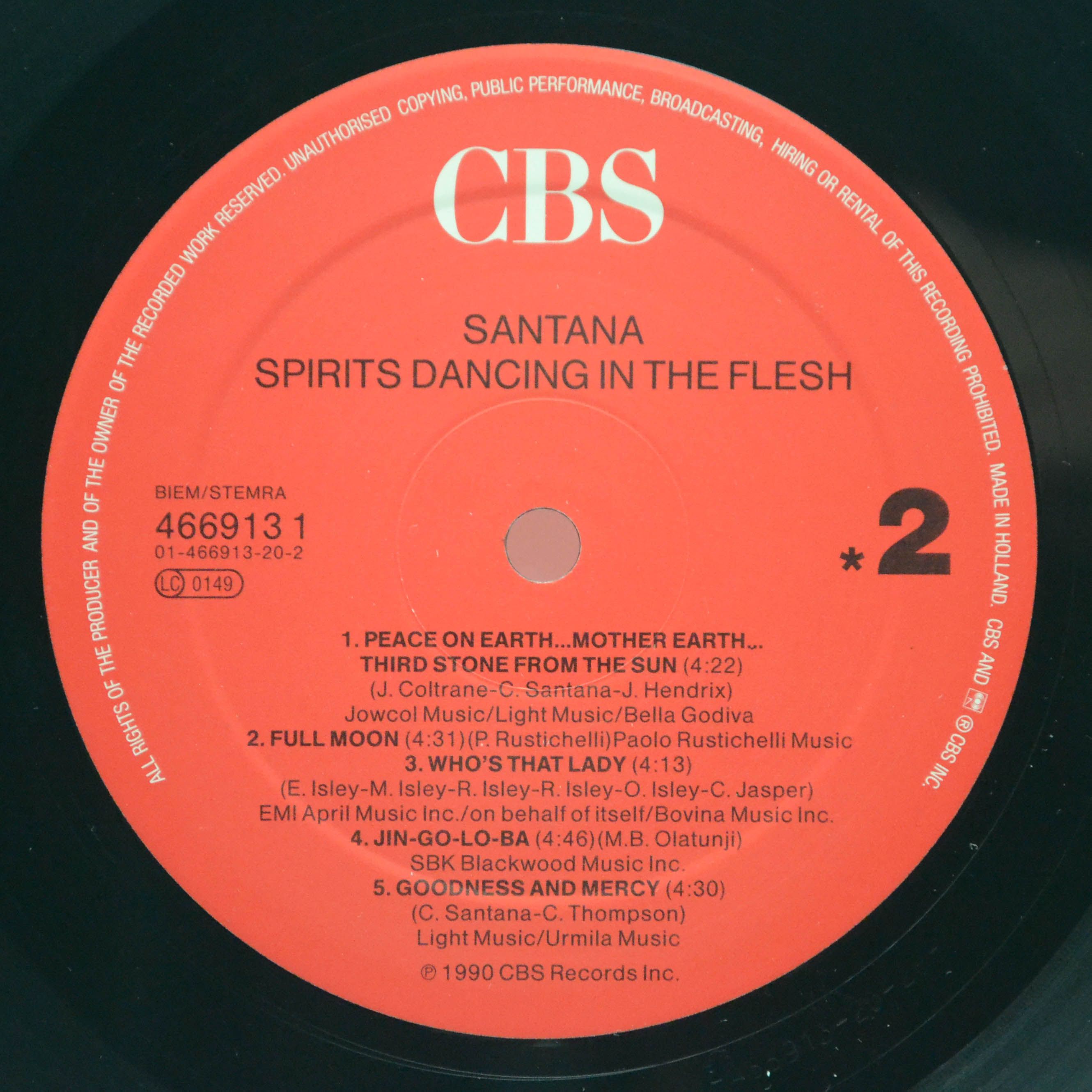 Santana — Spirits Dancing In The Flesh, 1990