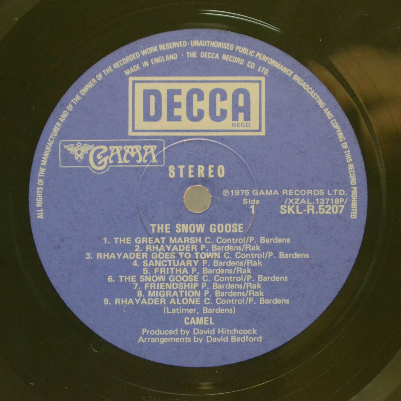 Camel — The Snow Goose (UK), 1975