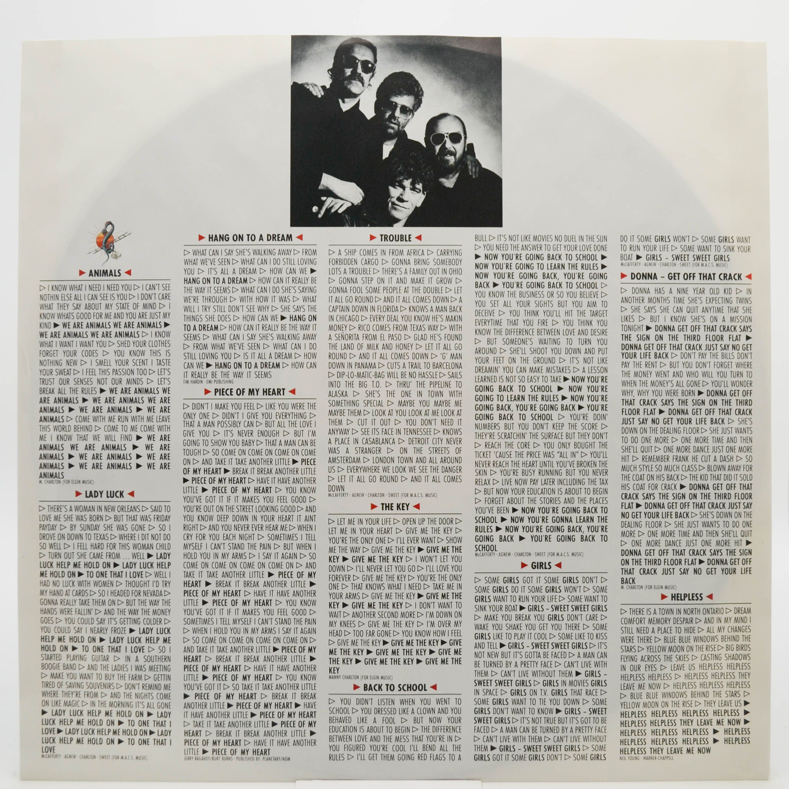 Nazareth — Snakes 'N' Ladders, 1989