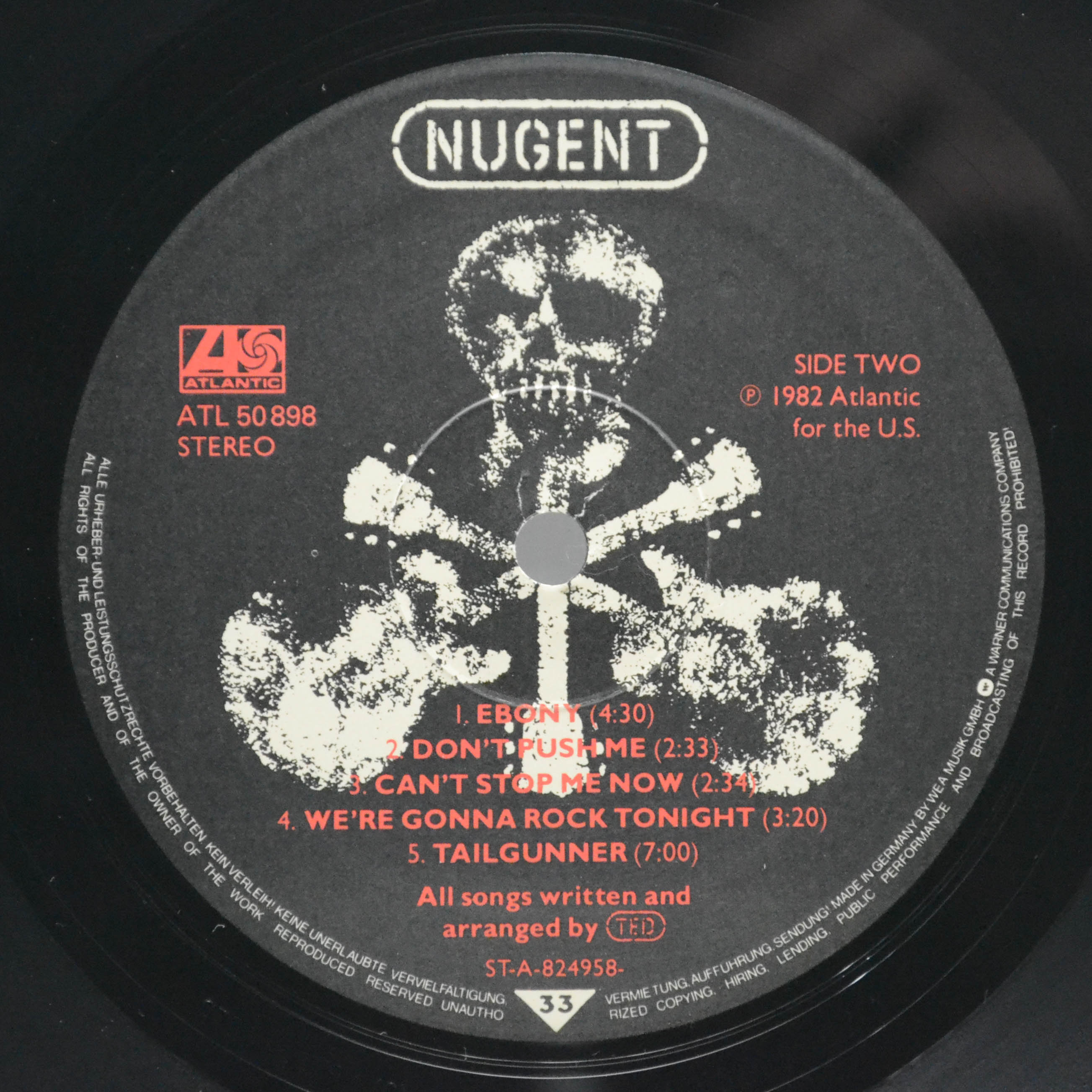 Ted Nugent — Nugent, 1982