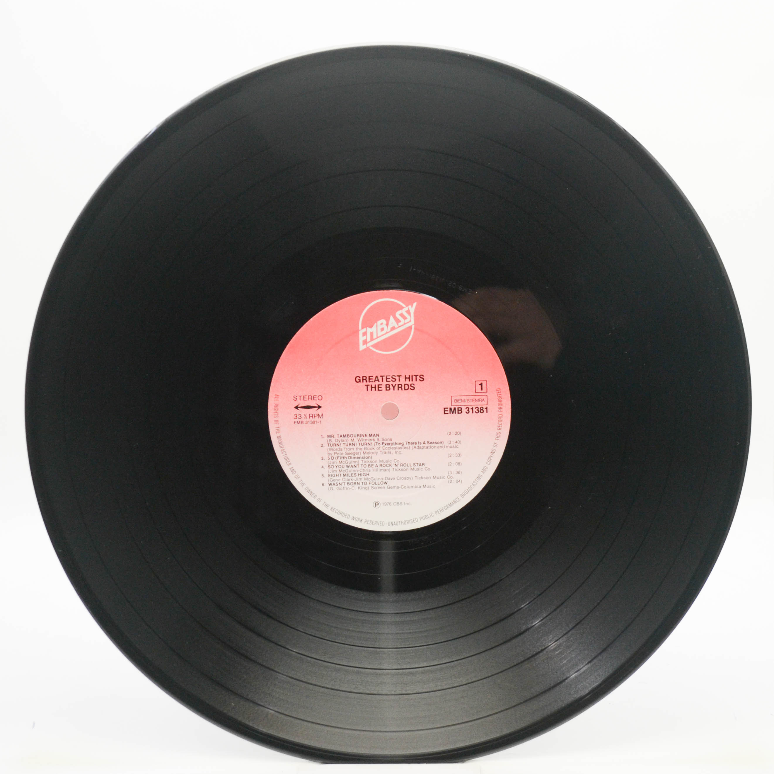 Byrds — Greatest Hits, 1976