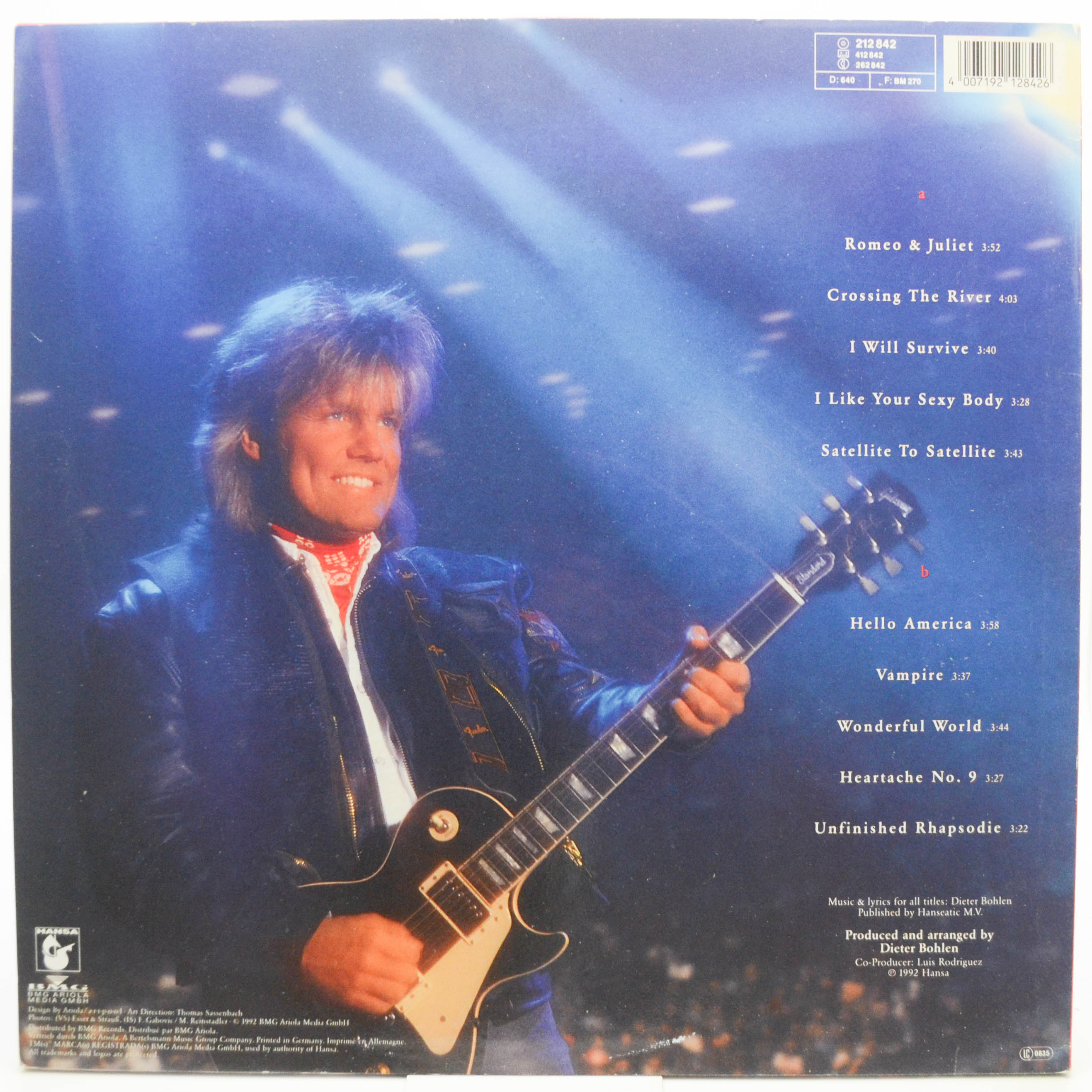 Blue System — Hello America, 1992