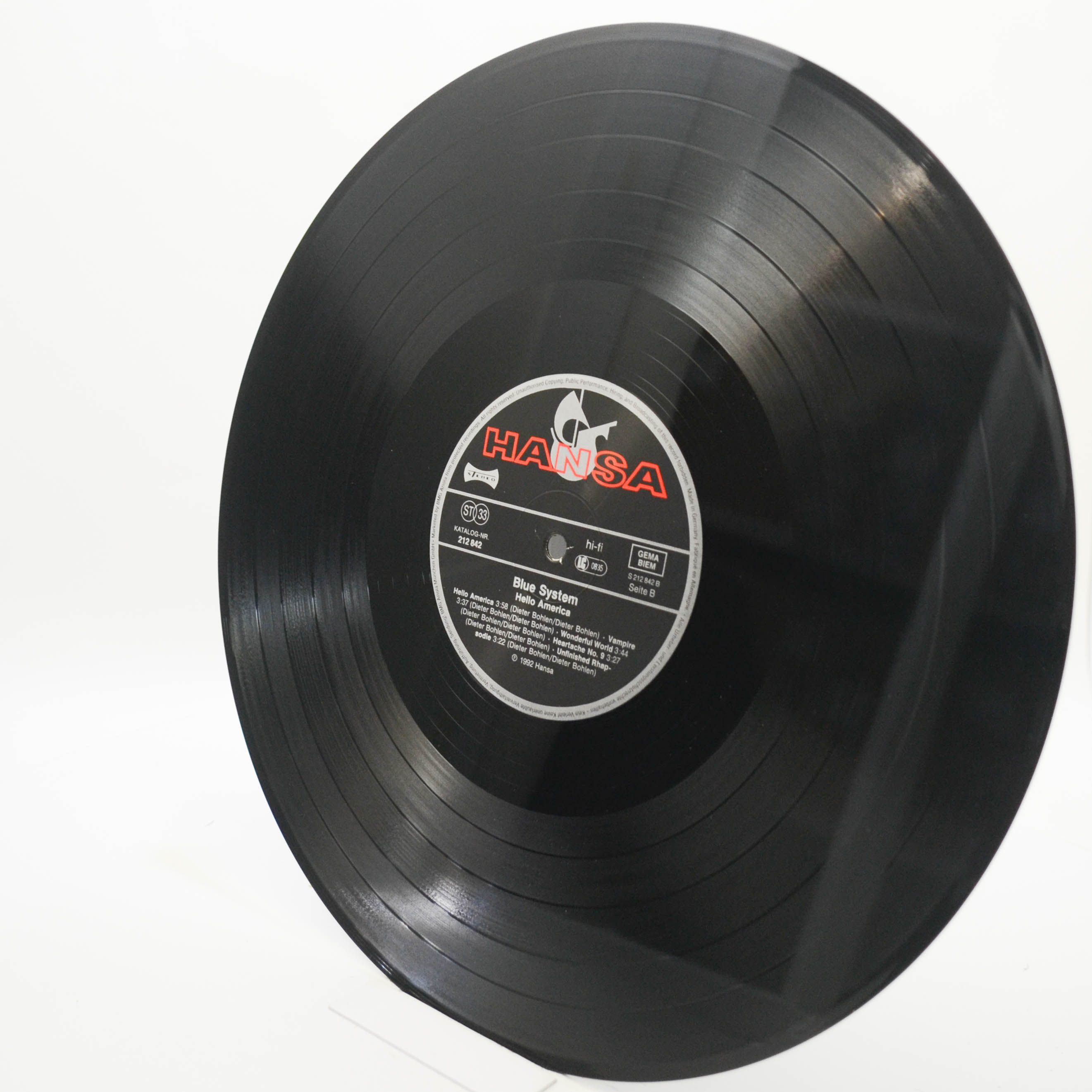 Blue System — Hello America, 1992