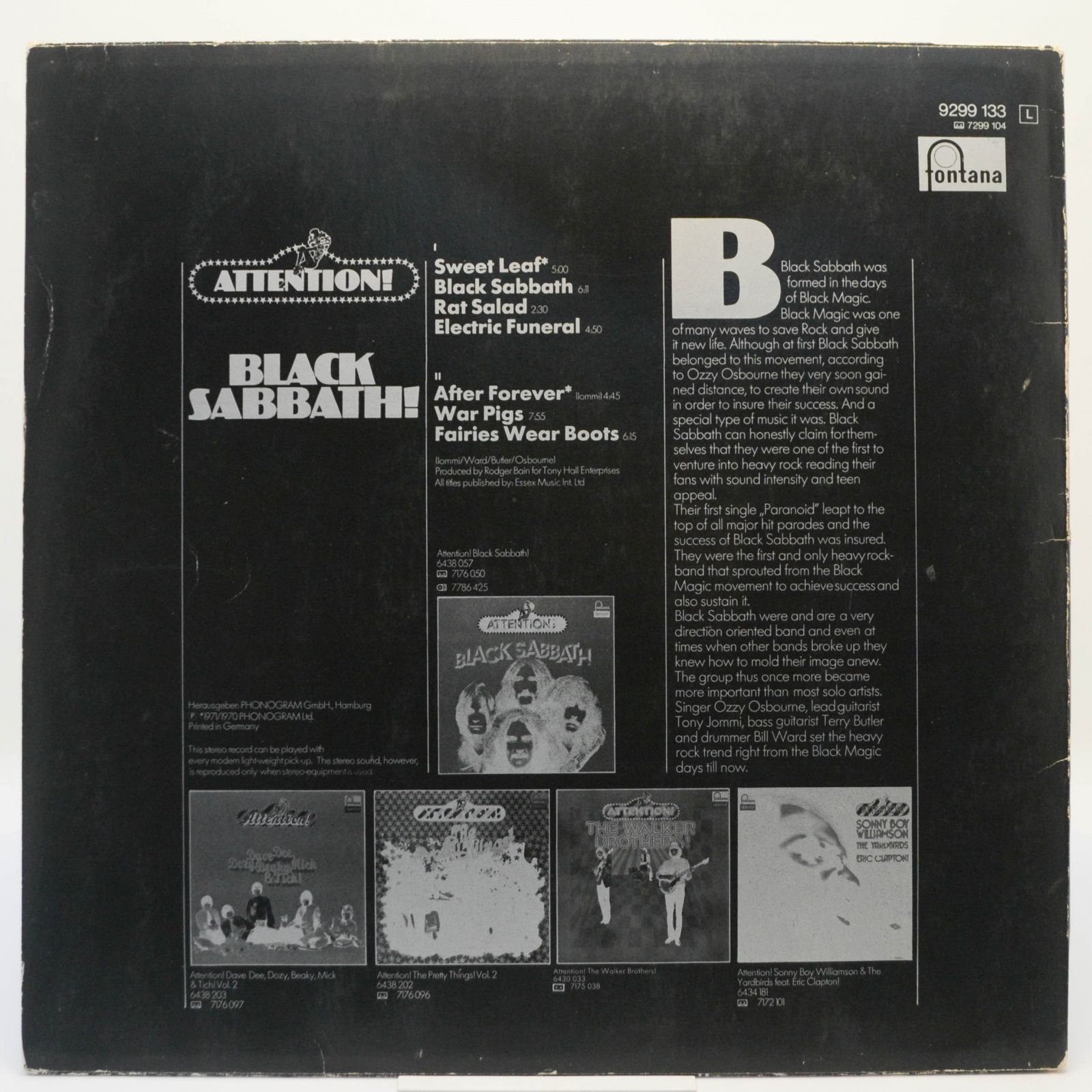 Black Sabbath — Attention! Black Sabbath Vol. 2, 1974