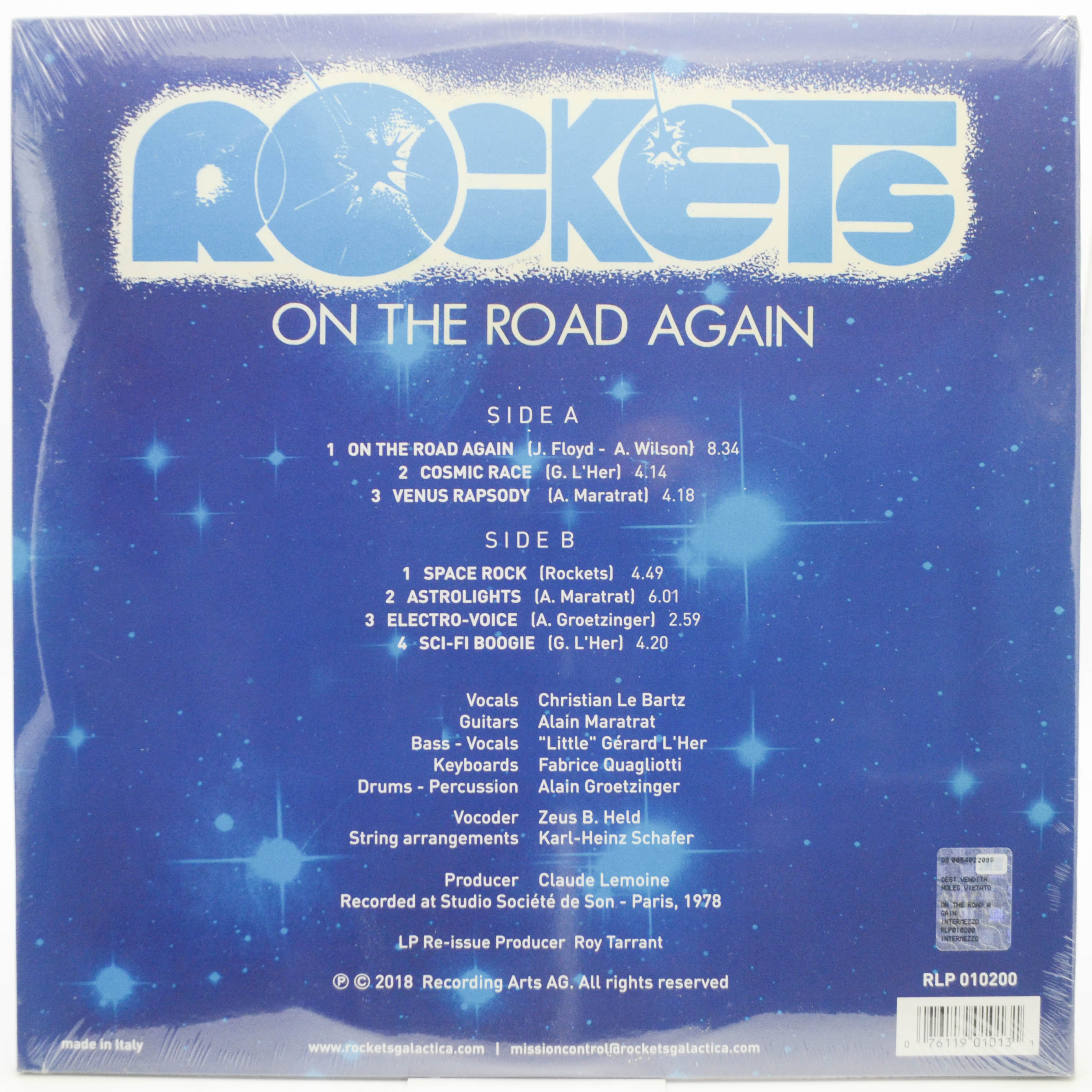 Виниловая пластинка Rockets — On The Road Again, 1978