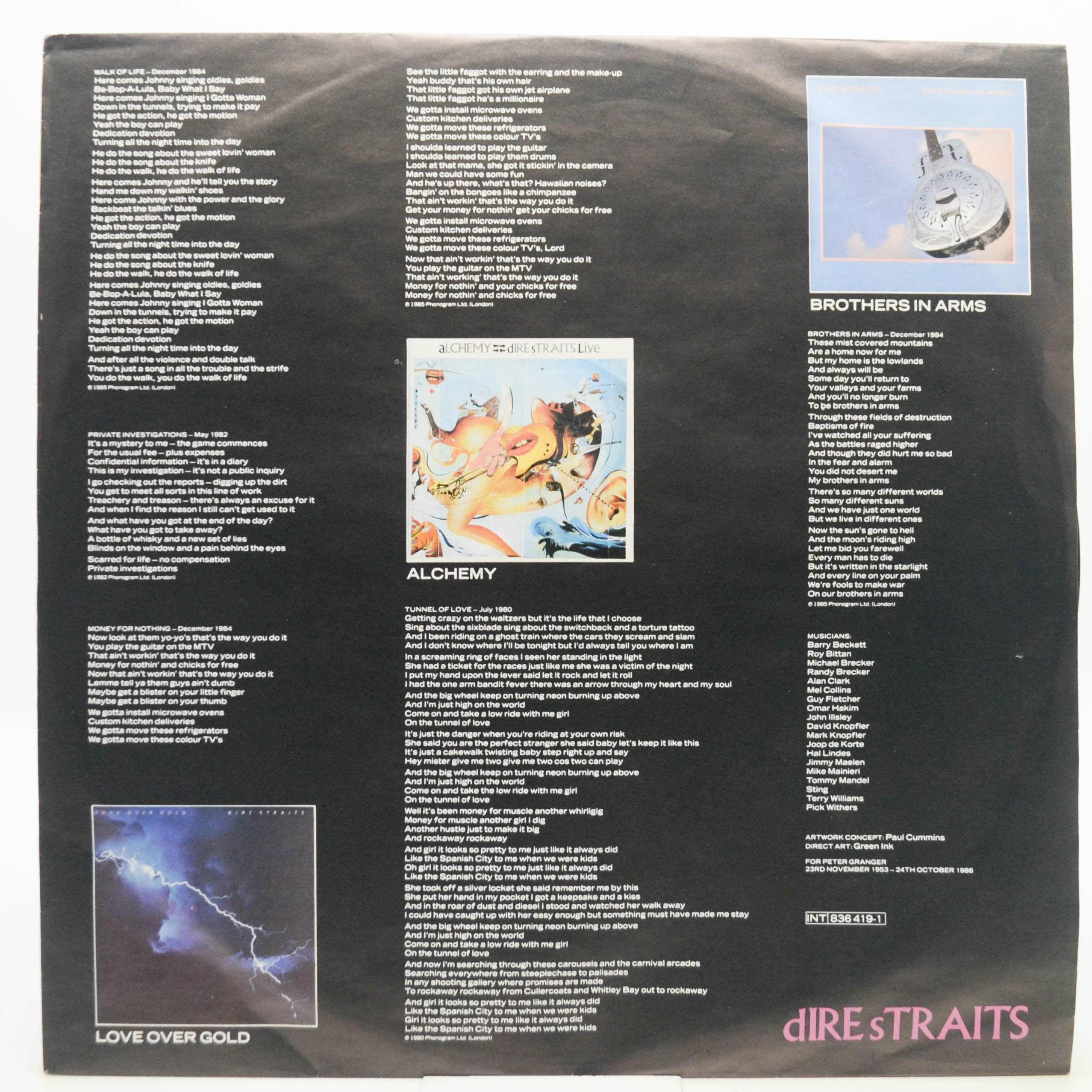 Dire Straits — Money For Nothing, 1988