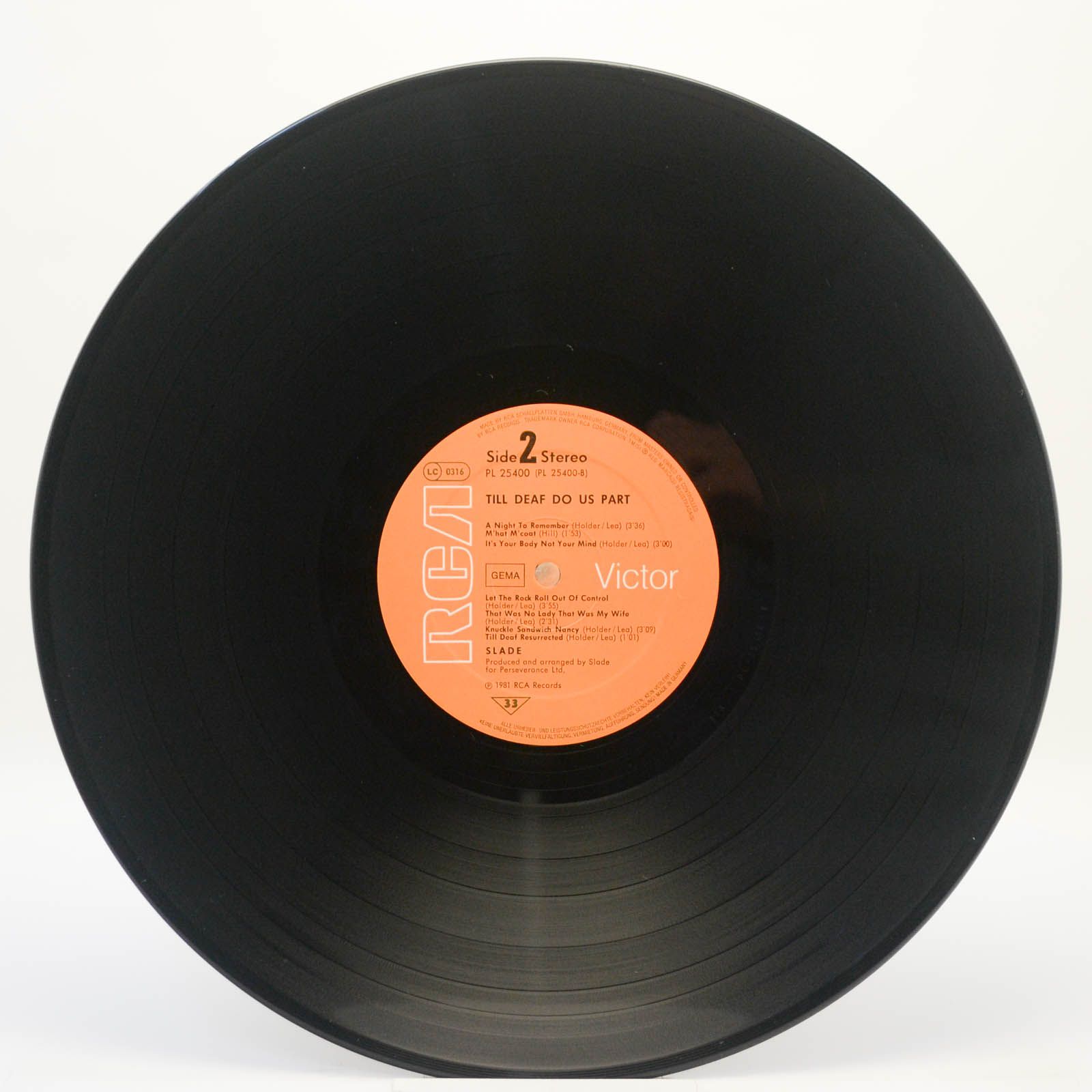 Slade — Till Deaf Do Us Part, 1981