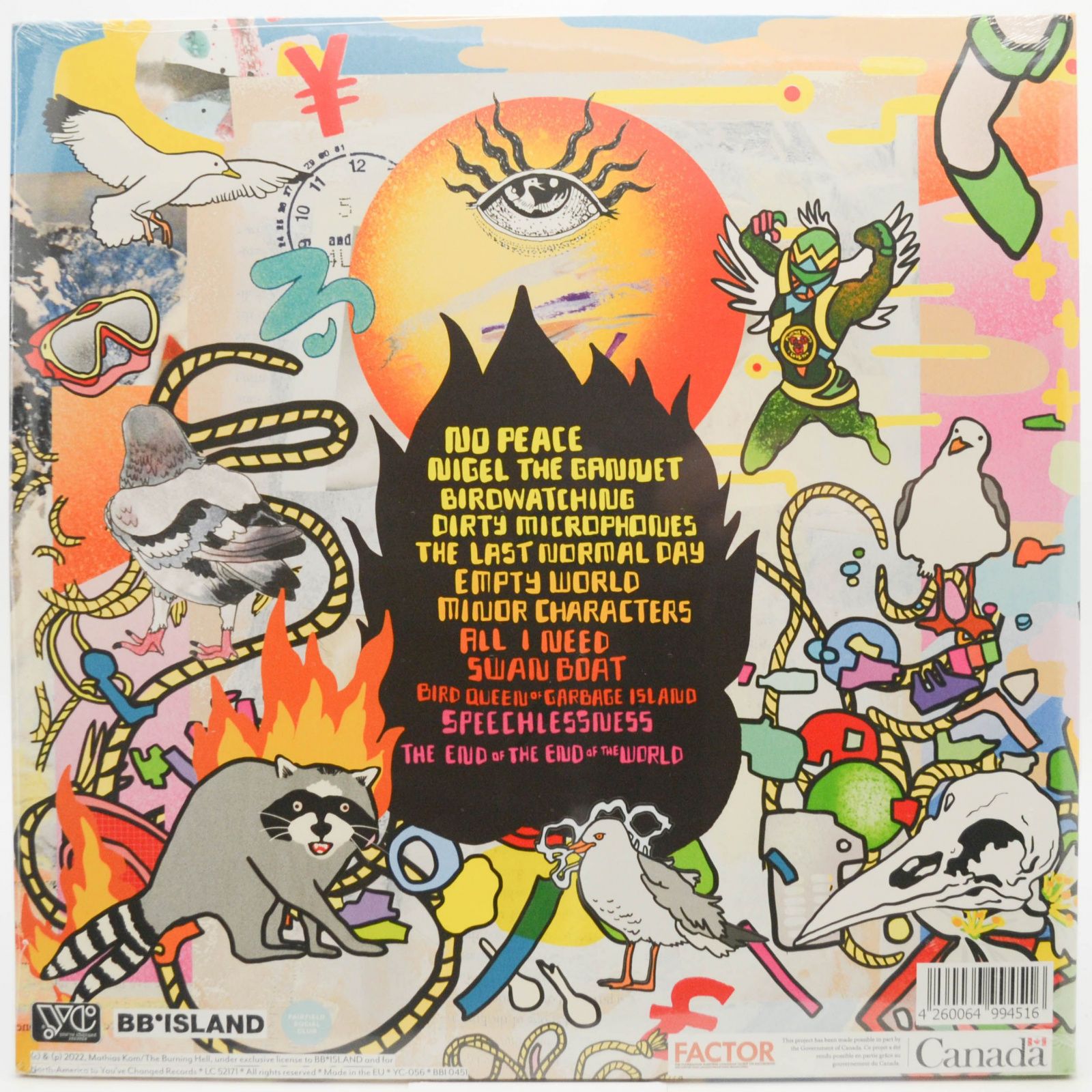 Виниловая пластинка Burning Hell — Garbage Island, 2022