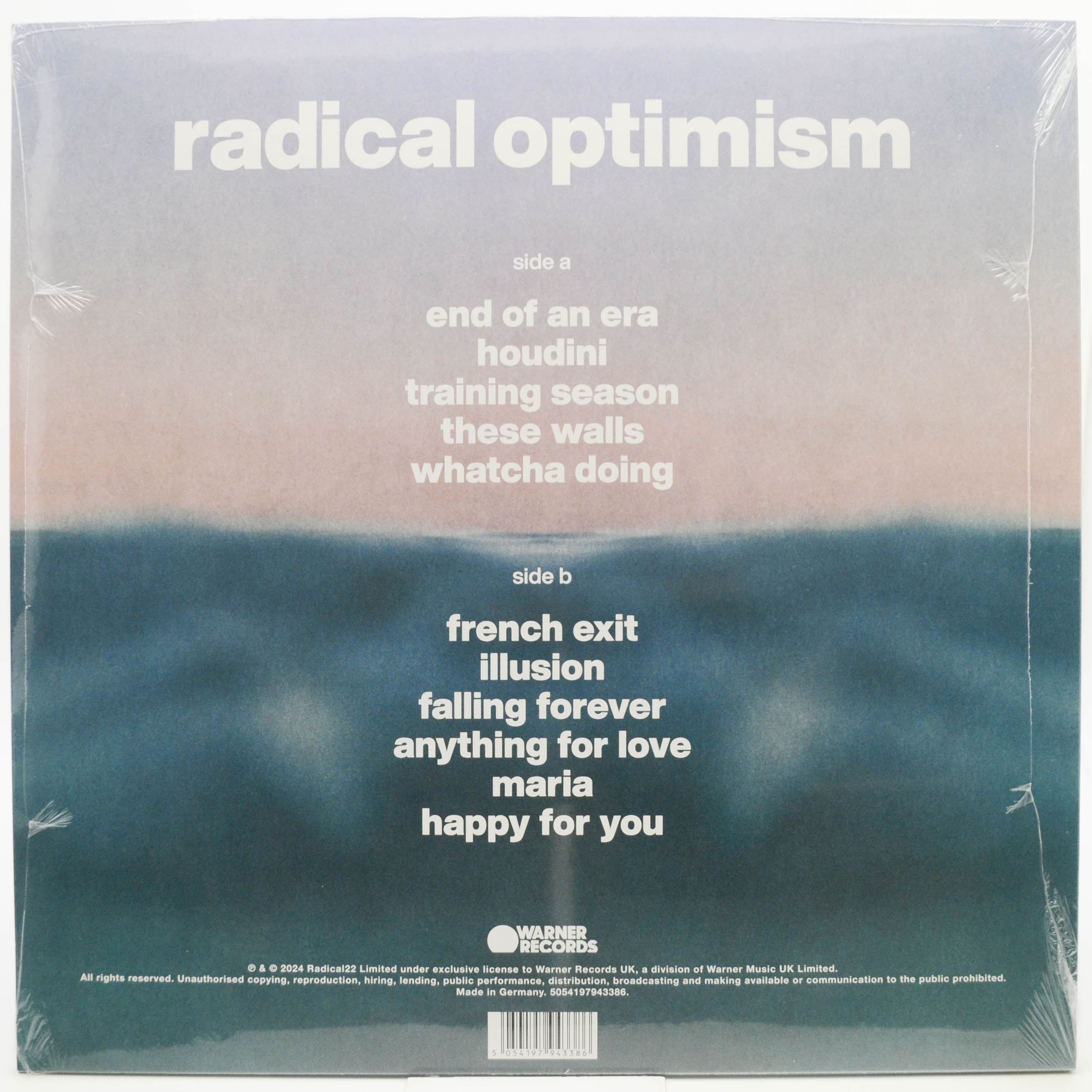 Виниловая пластинка Dua Lipa — Radical Optimism, 2024