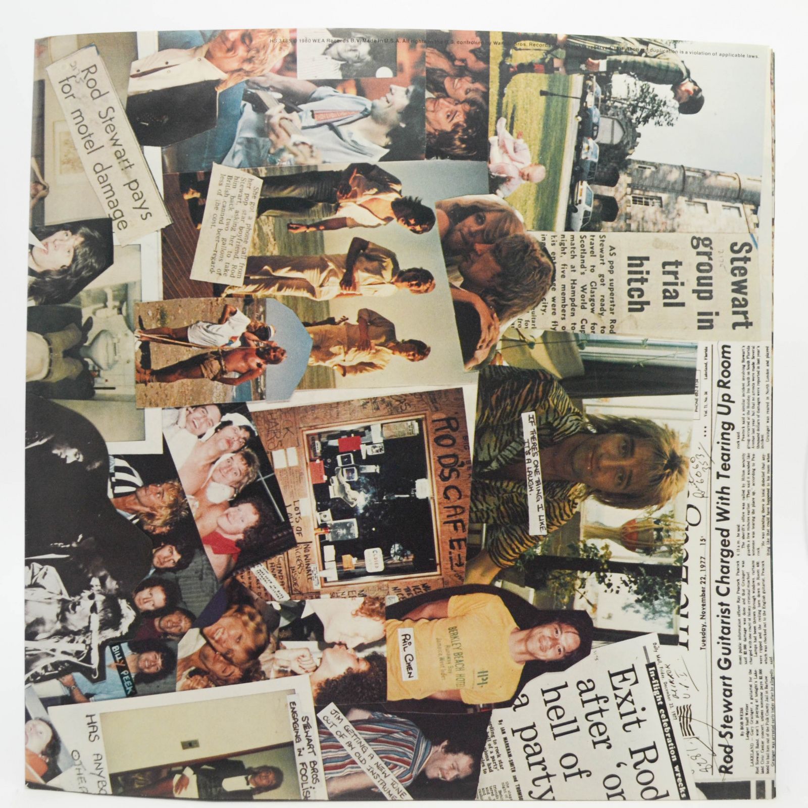 Rod Stewart — Foolish Behaviour (USA, poster), 1980